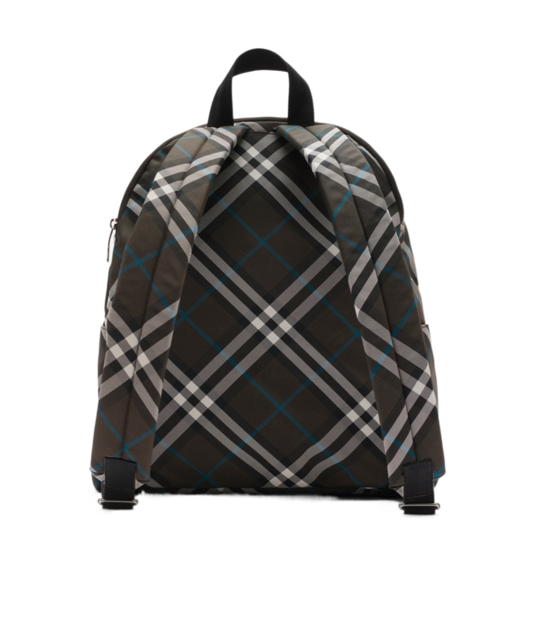 Shop Burberry Vintage Check Backpack In Black