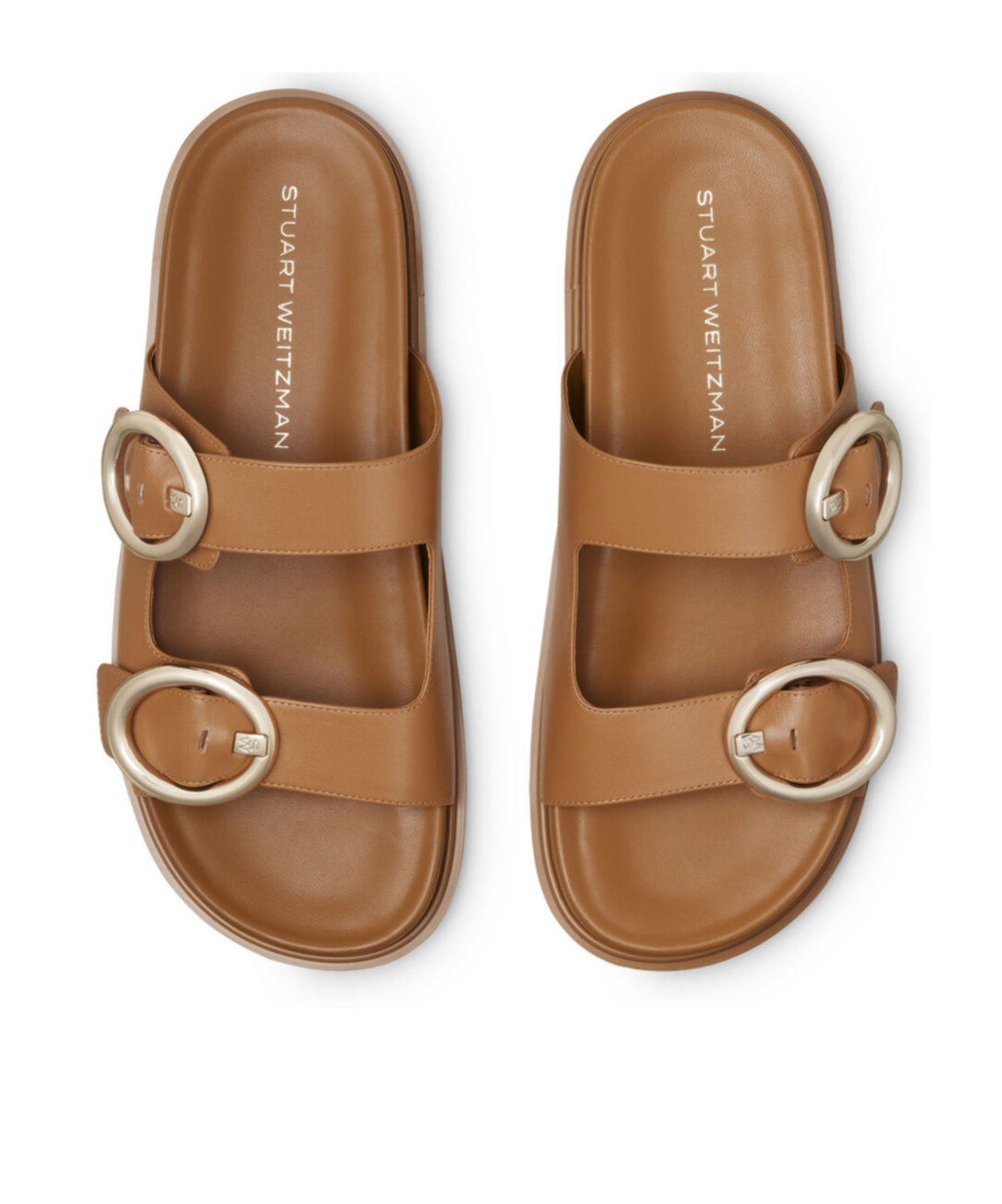 Stuart Weitzman Benni Sport Slide In Brown