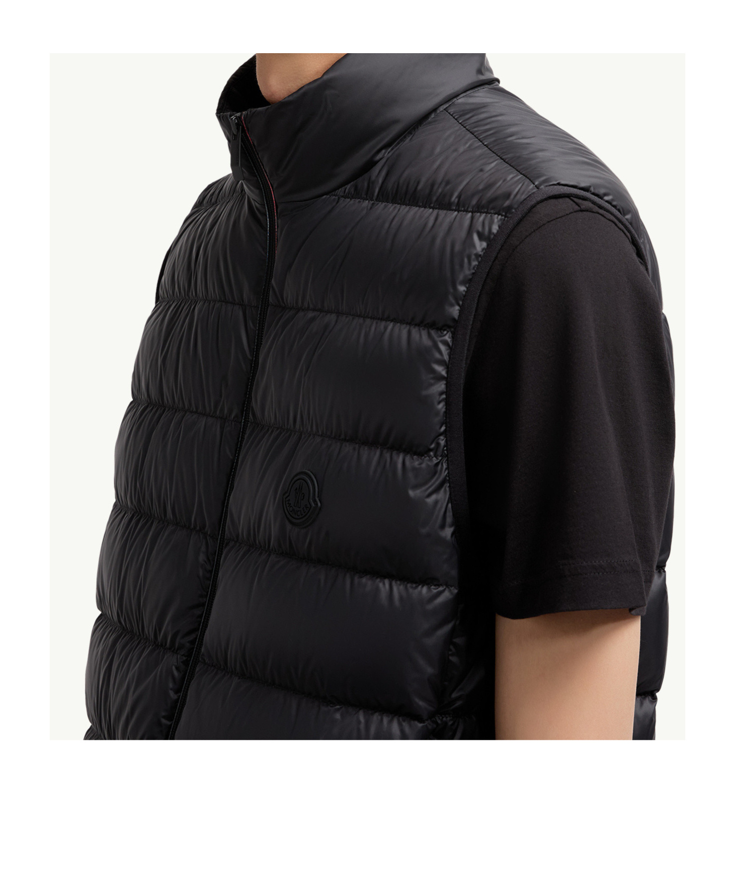 Moncler Doudoune Sans Manches Besne In Black