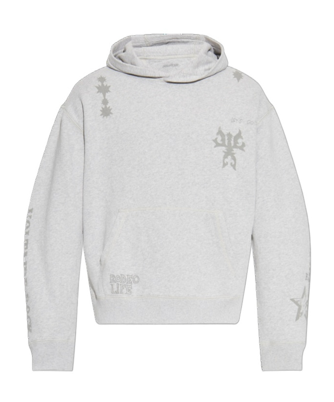 Zadig & Voltaire Sacha Graphic Sweatshirt In Gray