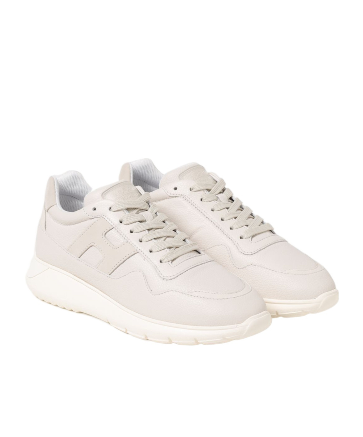Hogan Laced Sneakers In White