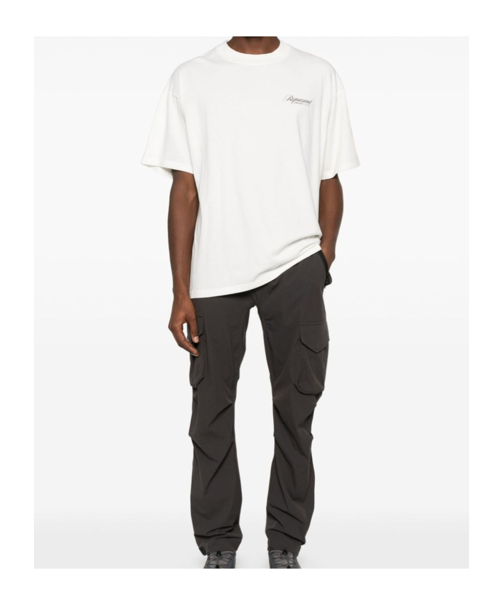 Represent Graphic Print Crew Neck T-shirt In White