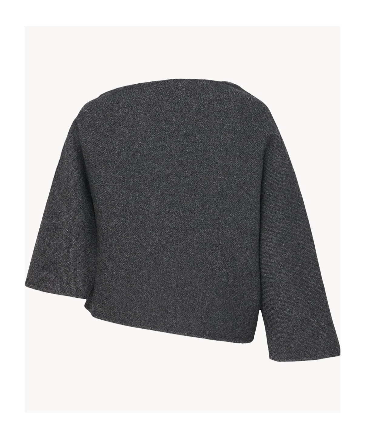 THE ROW WOOL ASYMMETRICAL TOP