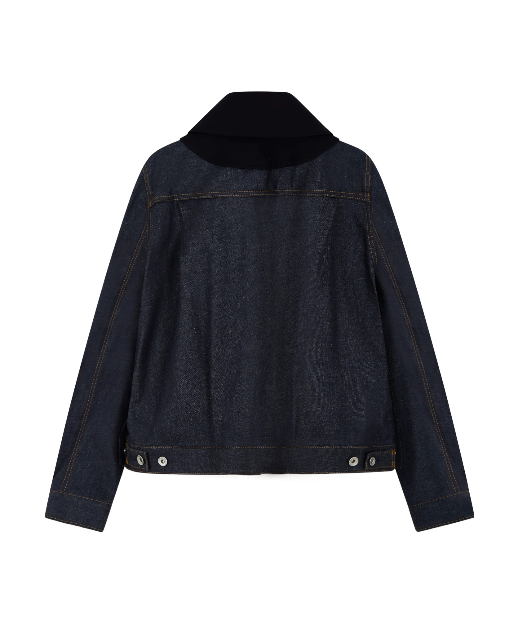Sacai X Levi's Double-breasted Denim Jacket In Black