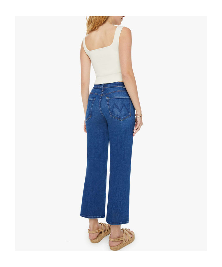 MOTHER MOTHER THE MID RISE RAMBLER ZIP ANKLE JEANS