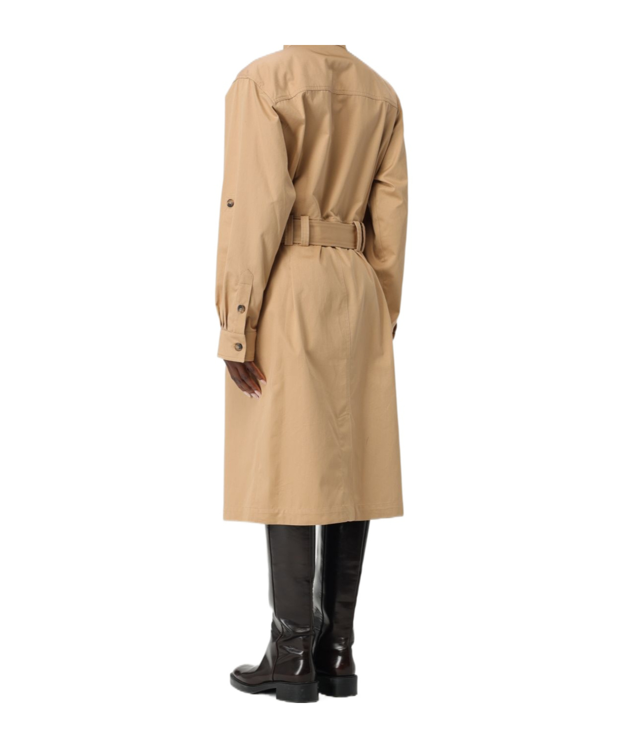 Apc Mireille Midi Dress In Nude