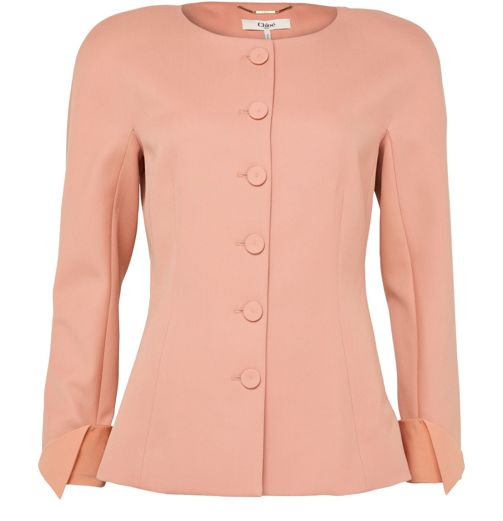 Chloé Single-breasted Jacket In Pink