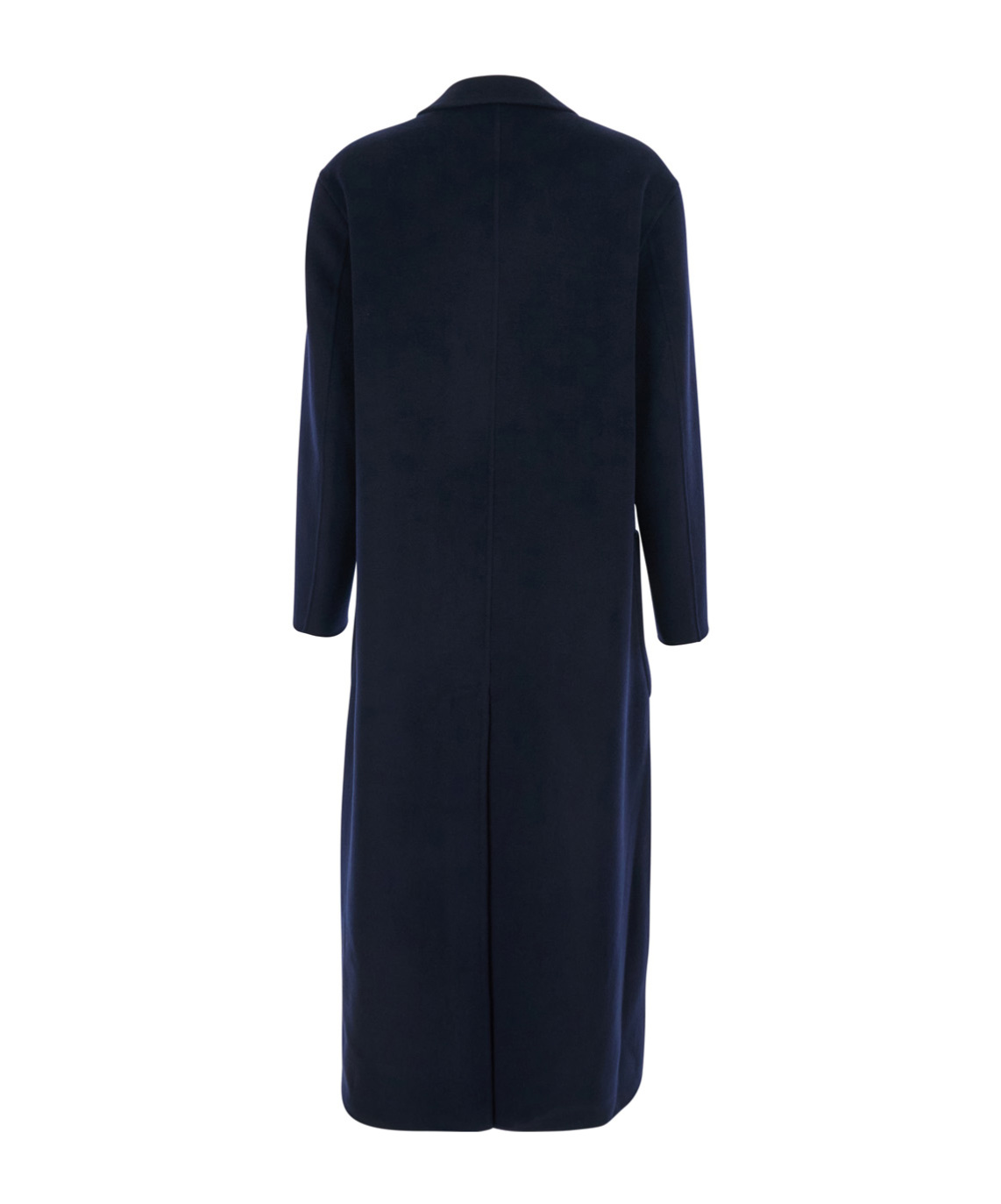 Mauro Grifoni Blue Coat With Double-breasted Fastening In Wool Woman In Blue