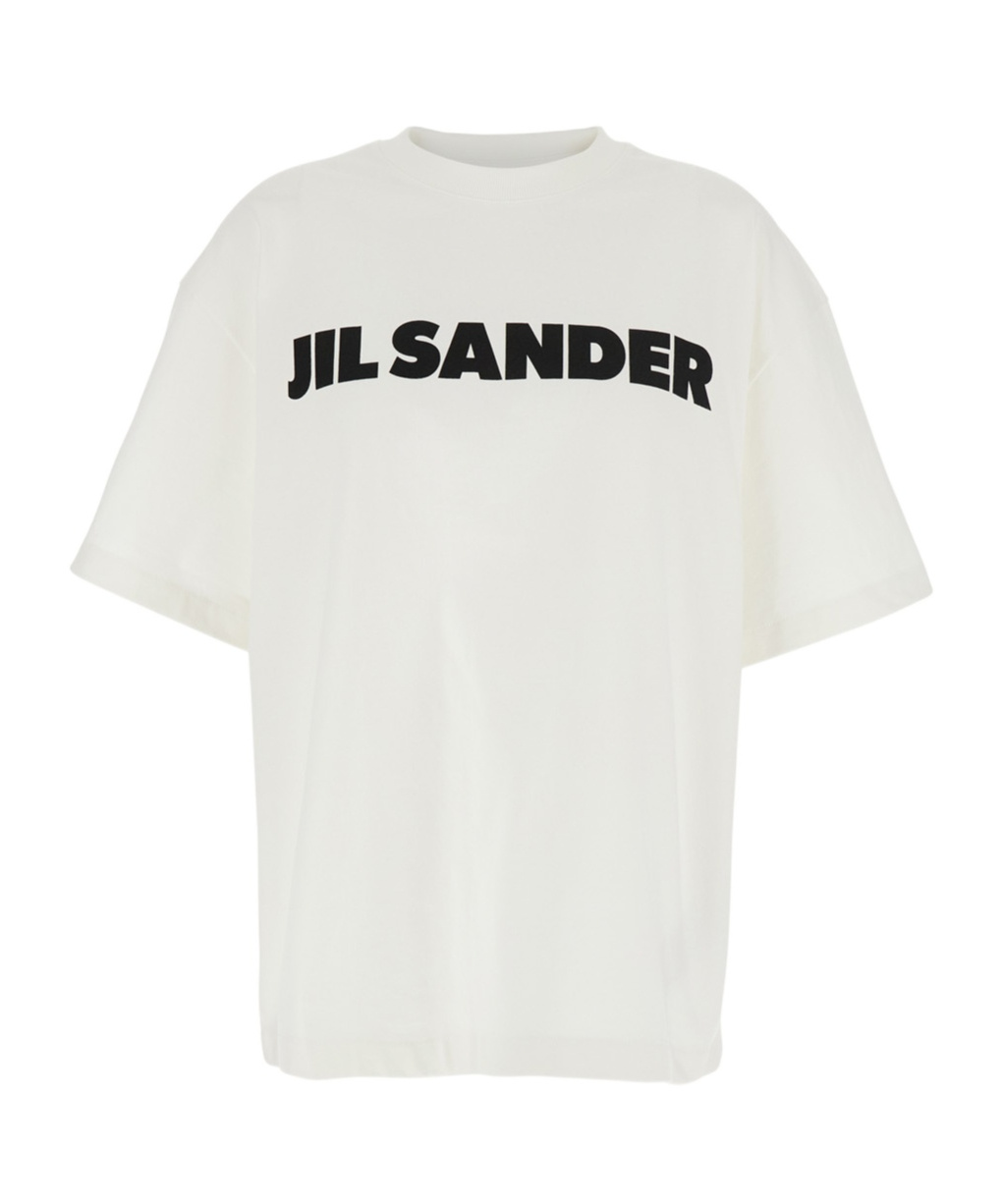 Jil Sander Logo-print Cotton T-shirt In White