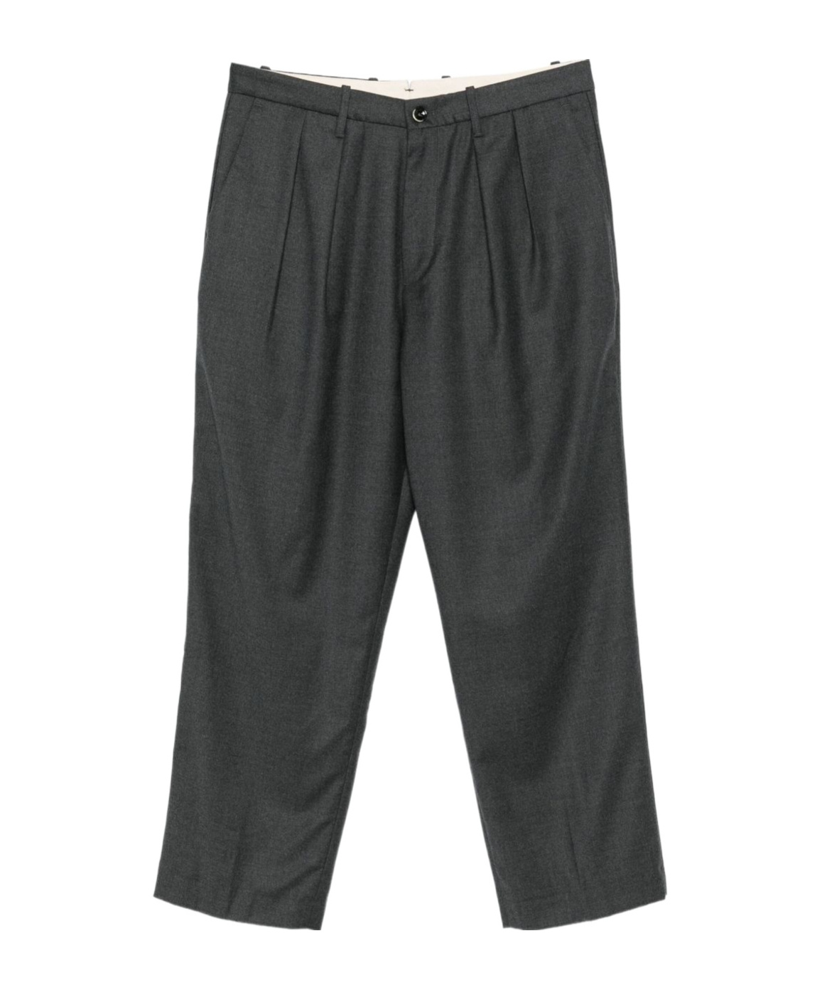 Nine In The Morning Casual Pants With Belt Loops In Gray