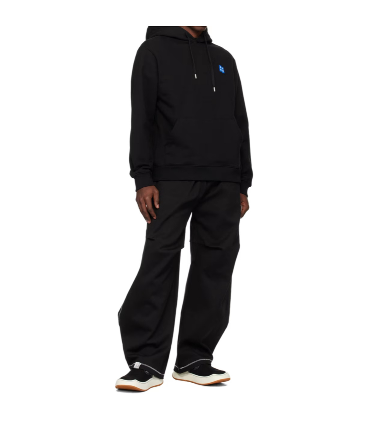 Ader Error Hooded Sweater In Black