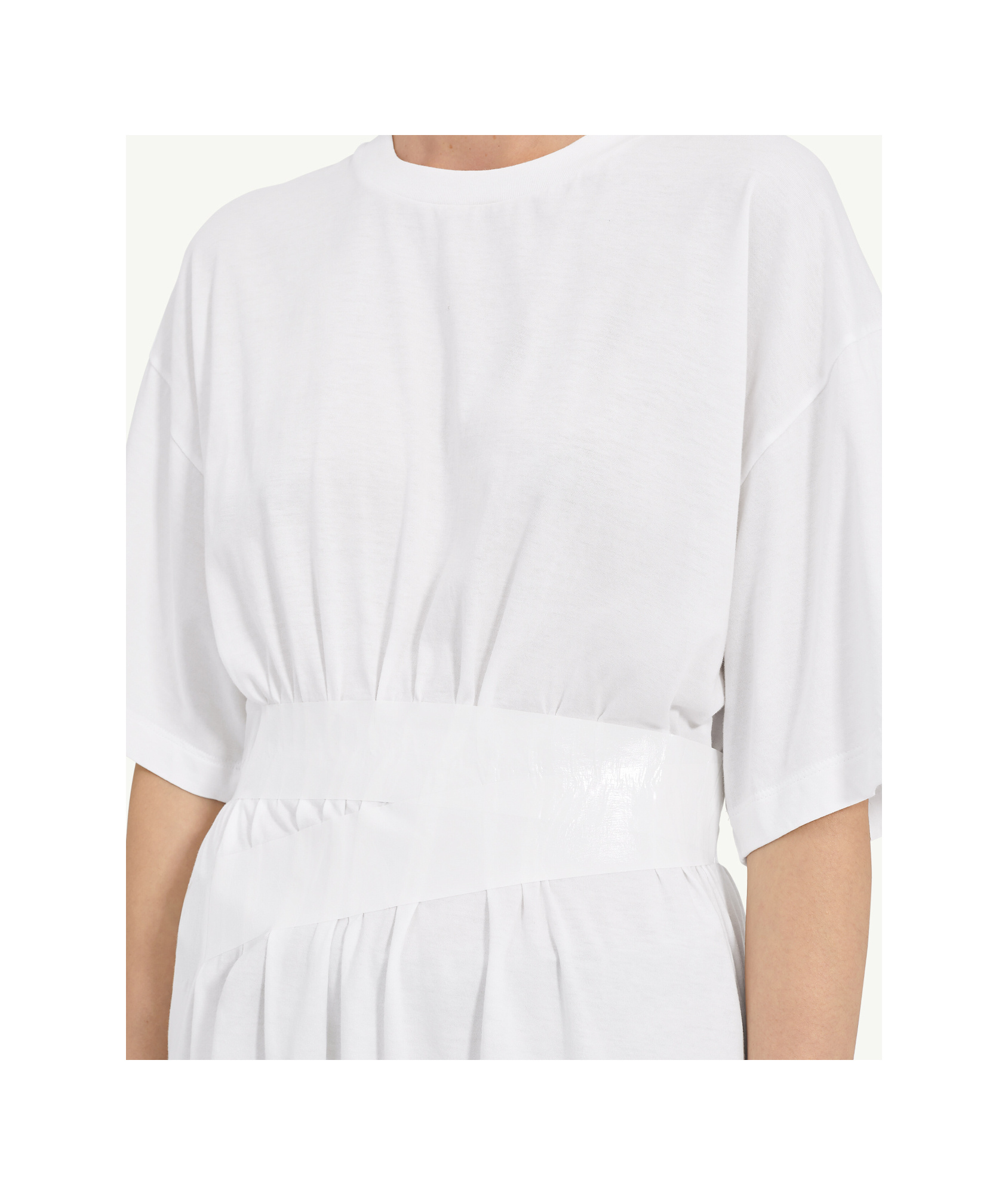Mm6 Maison Margiela Mm6 By Maison Margiela "taped" T-shirt In White