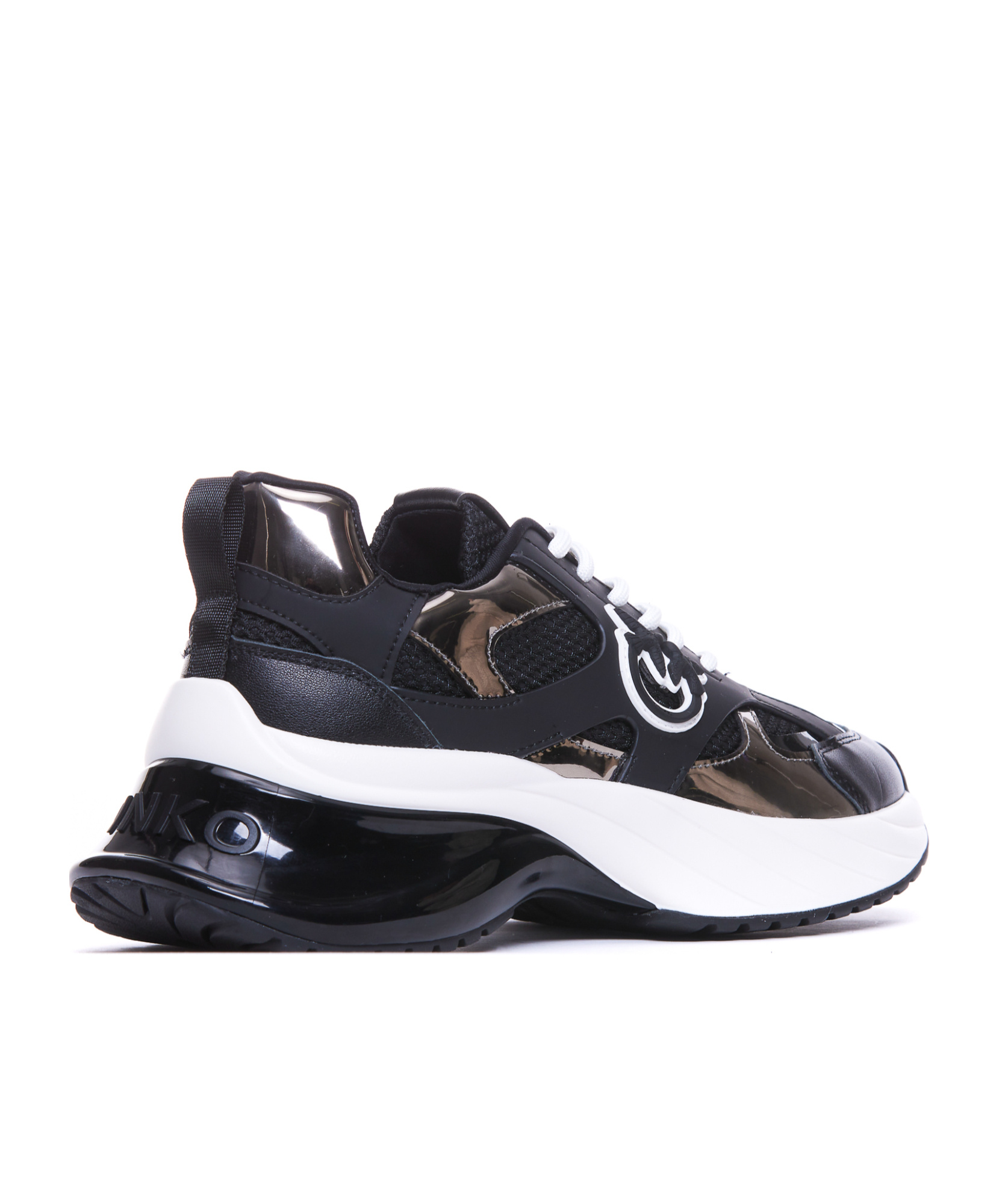 Shop Pinko Ariel Sneakers In Black