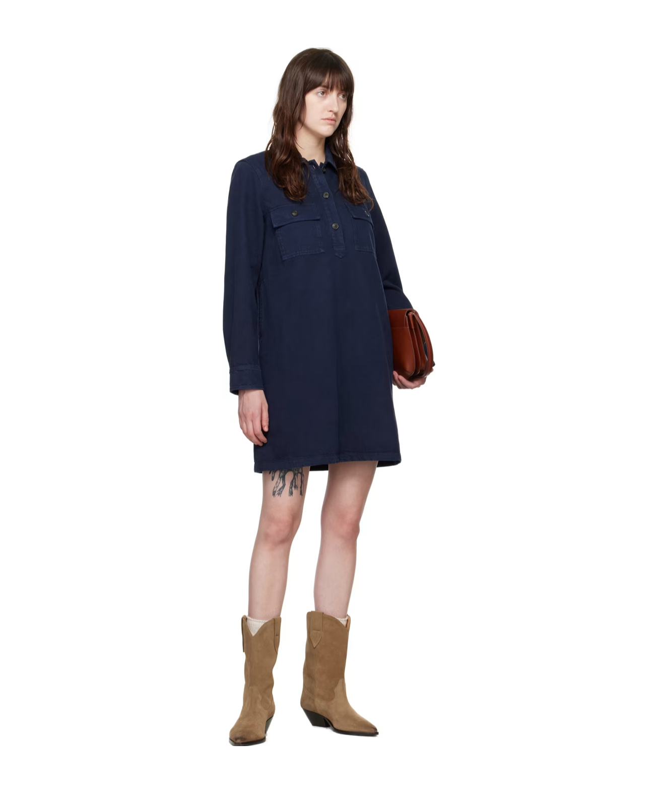 APC MIA LAPEL DRESS