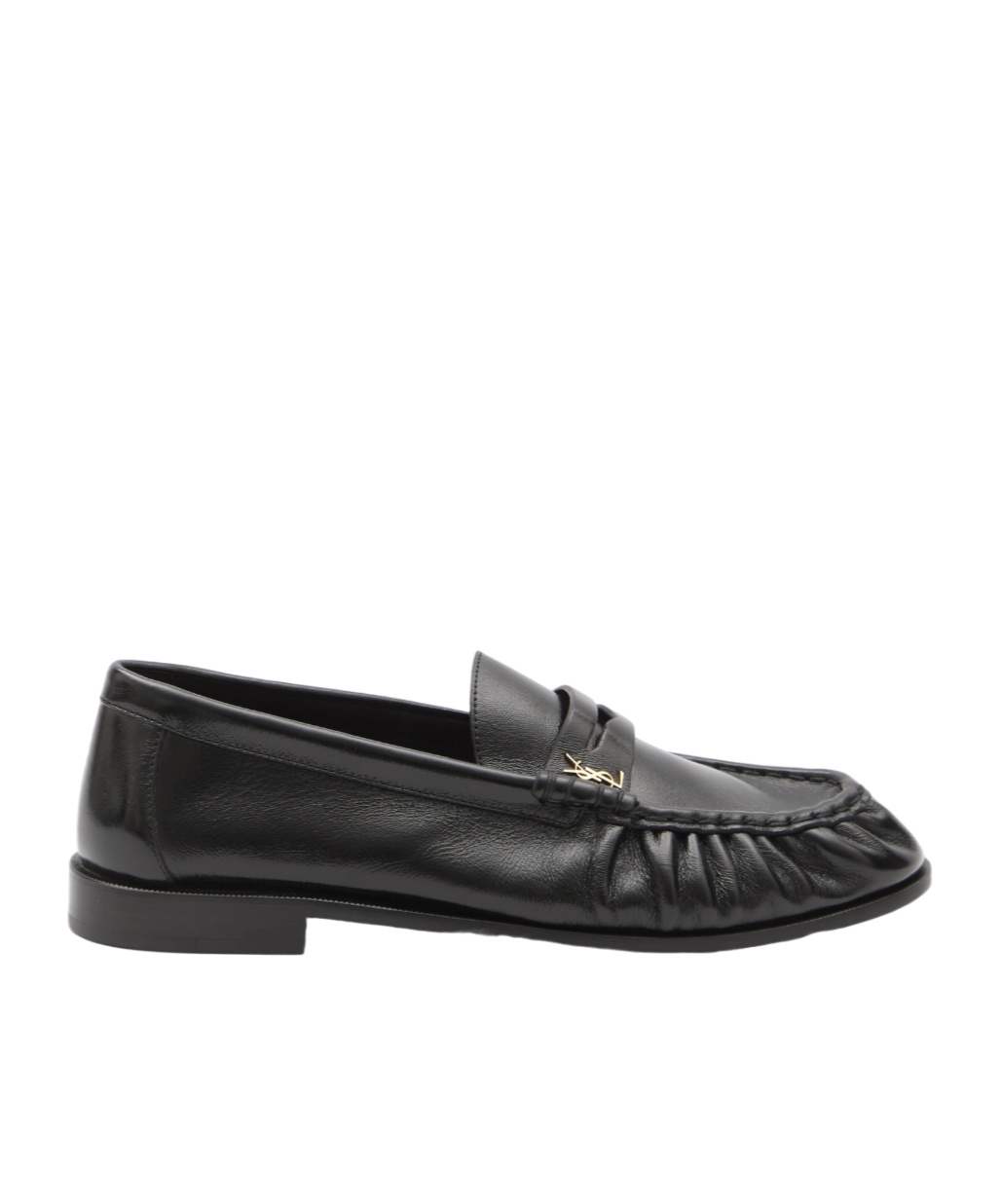Saint Laurent 15mm Le Loafer Leather Loafers In Black