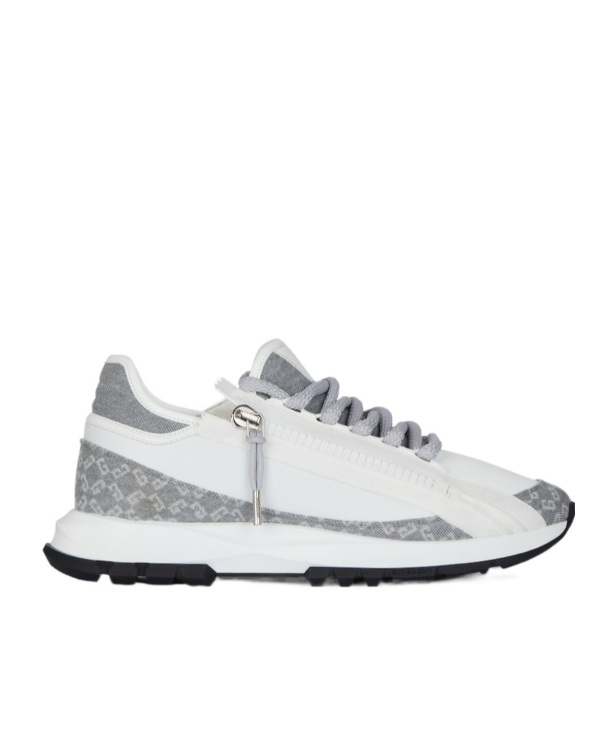 Givenchy Zippered Sneakers Contrast Panels In White