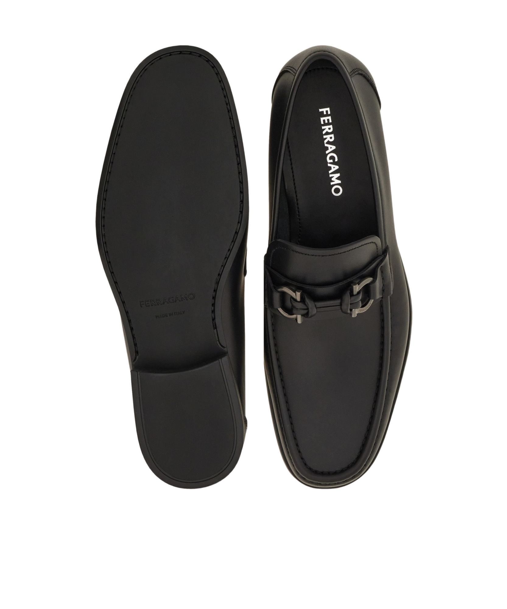 Ferragamo Gancini Buckle Loafer