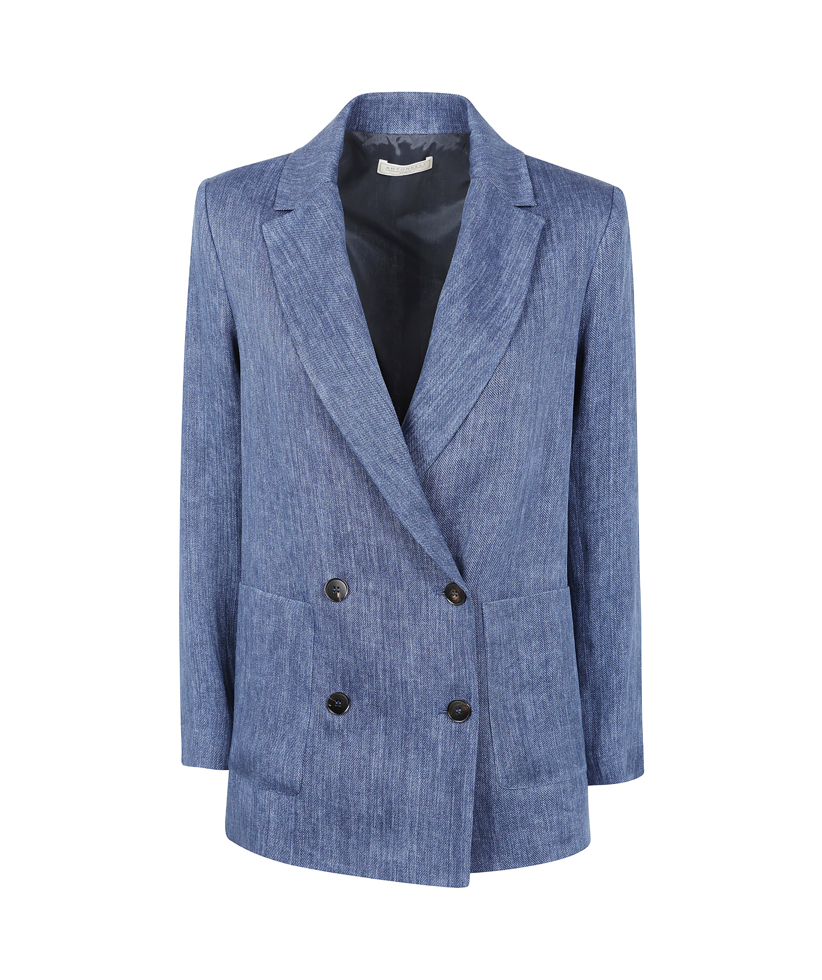 Antonelli Single-breasted Blazer In Blue