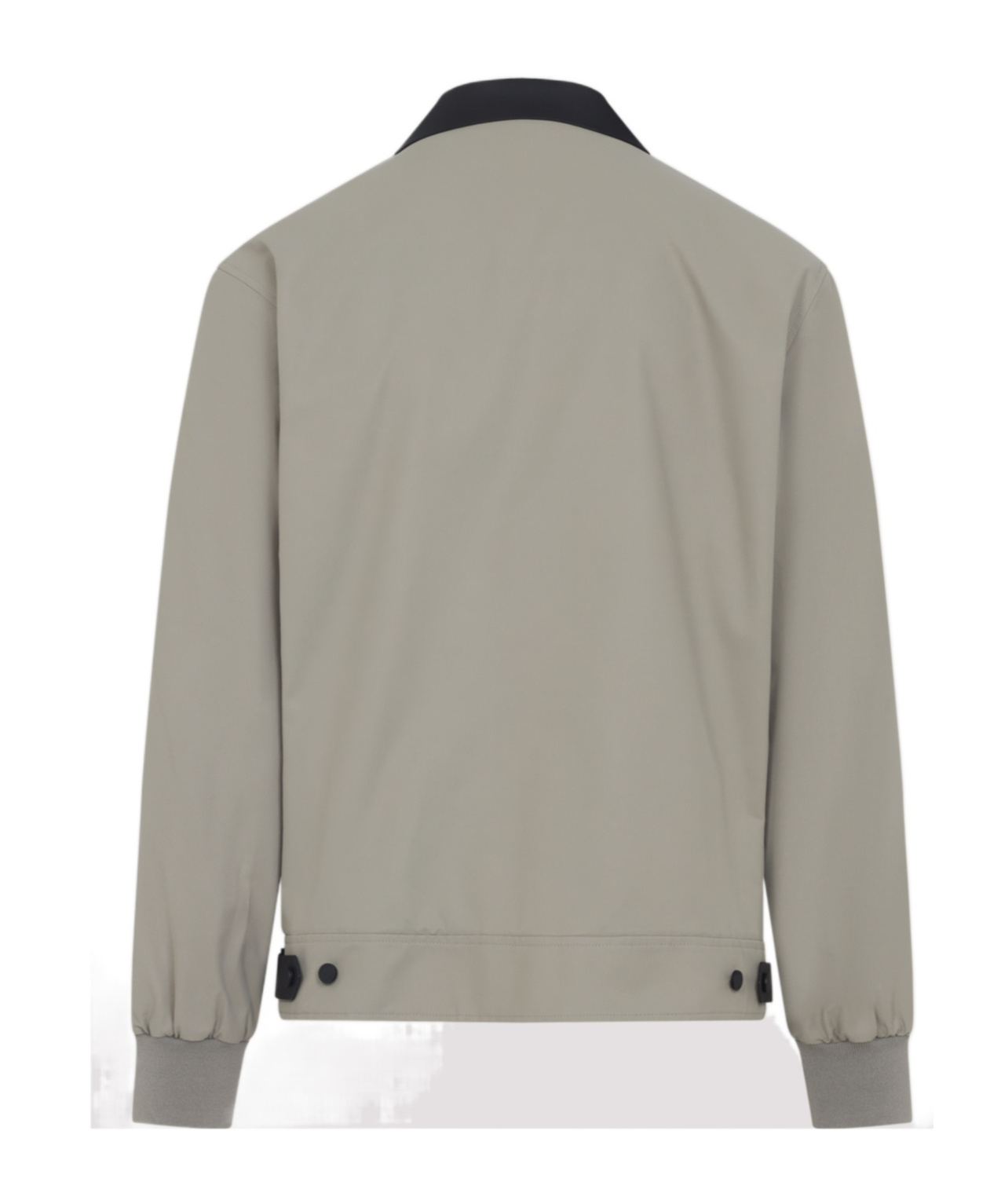 Givenchy Contrast-collar Bomber Jacket In Gray