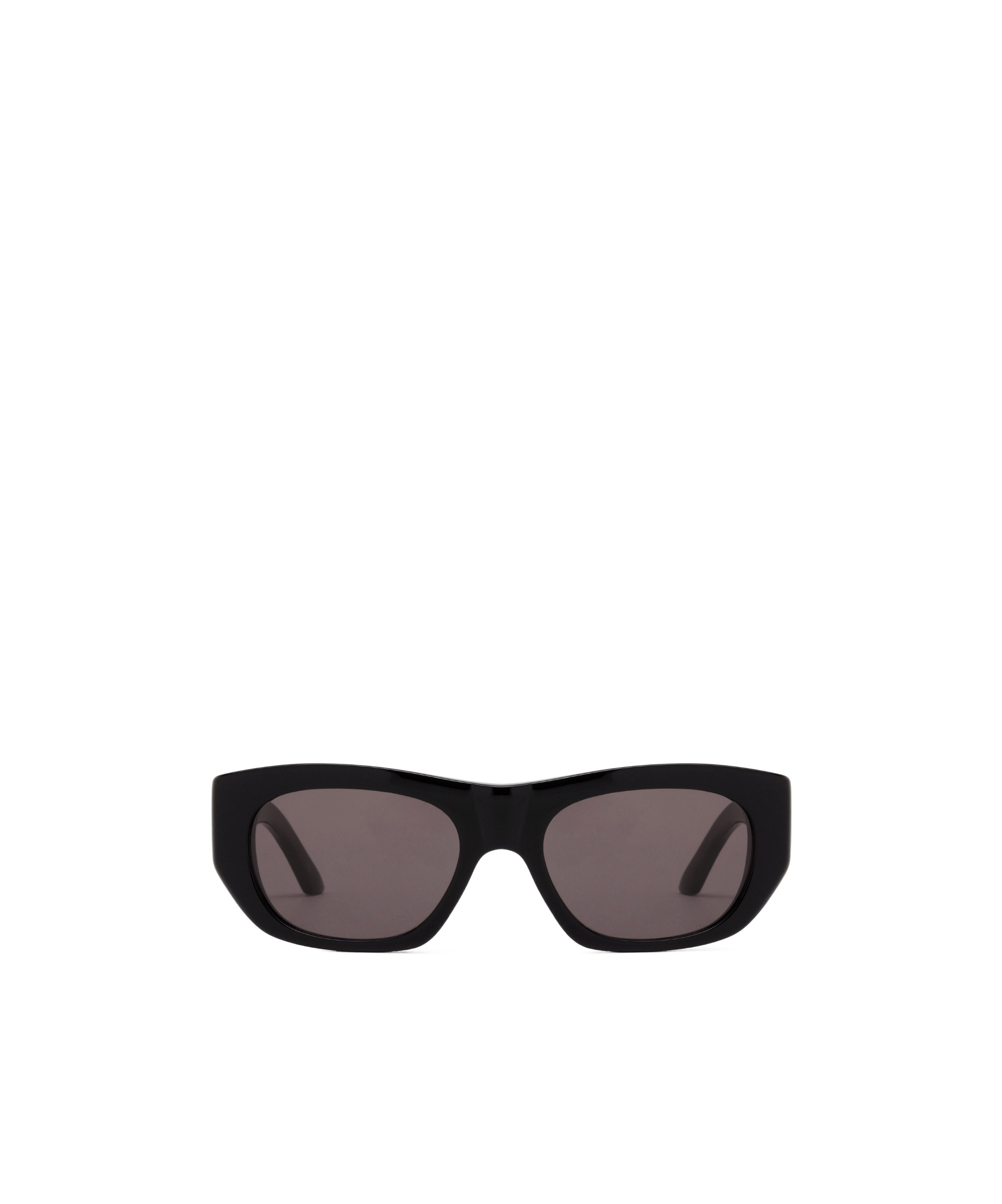 Alexander Mcqueen Logo-print Geometric-frame Sunglasses In Black