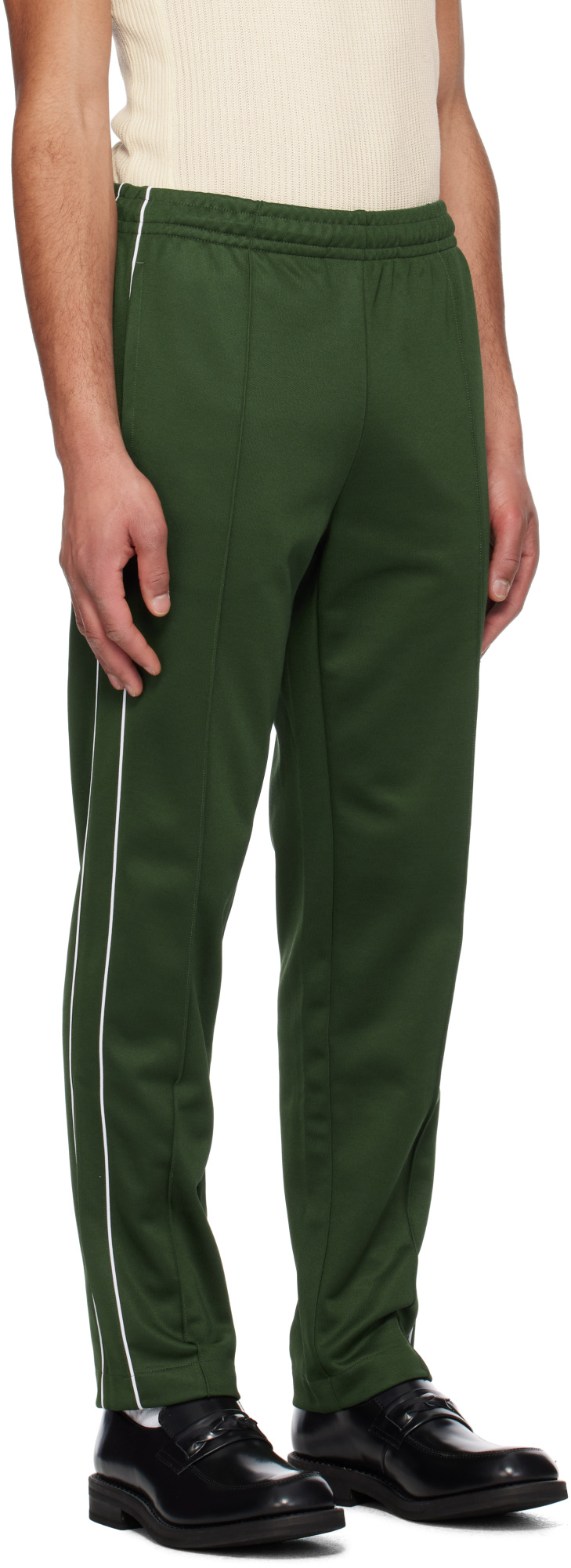 Lacoste Elastic Waist Sweatpants In Green
