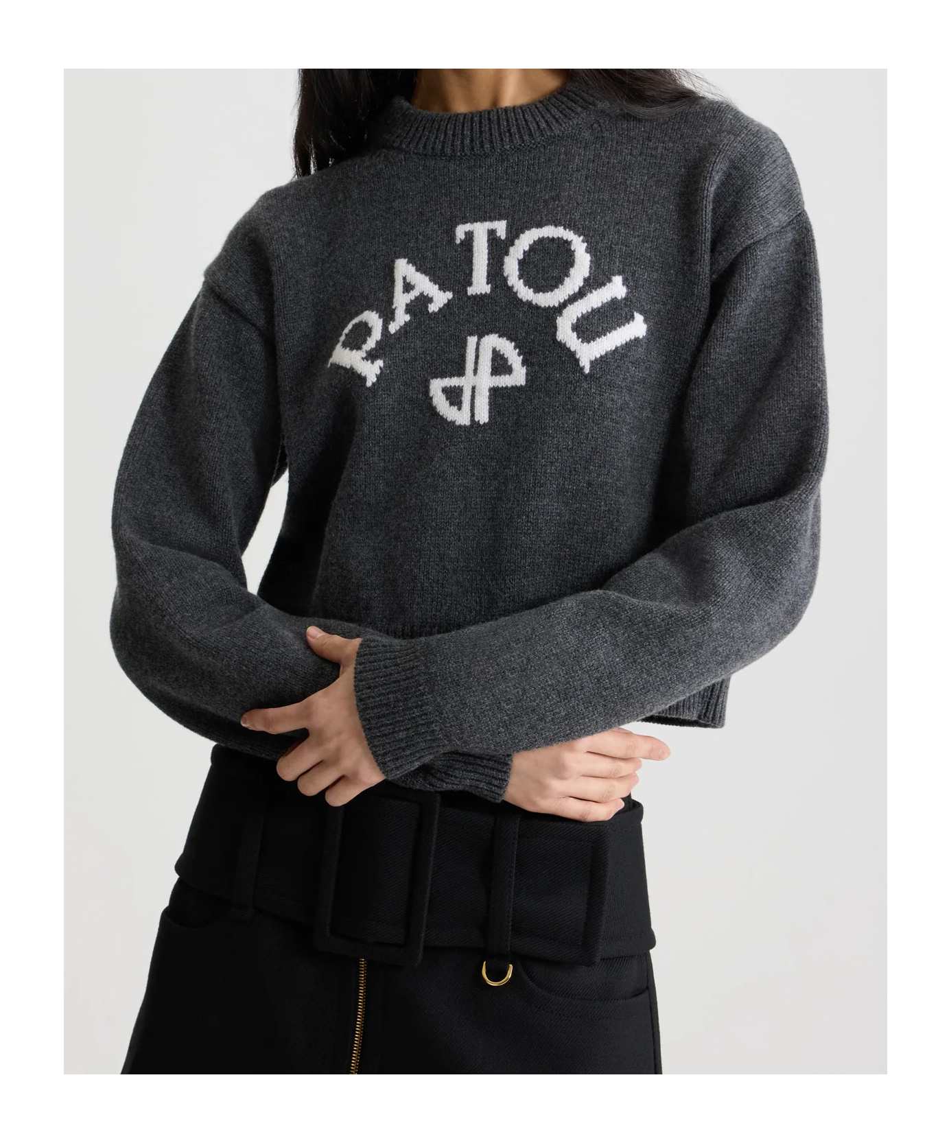 Patou Logo And Jp Monogram Intarsia Wool And Cashmere Jumper Clothing In Multi