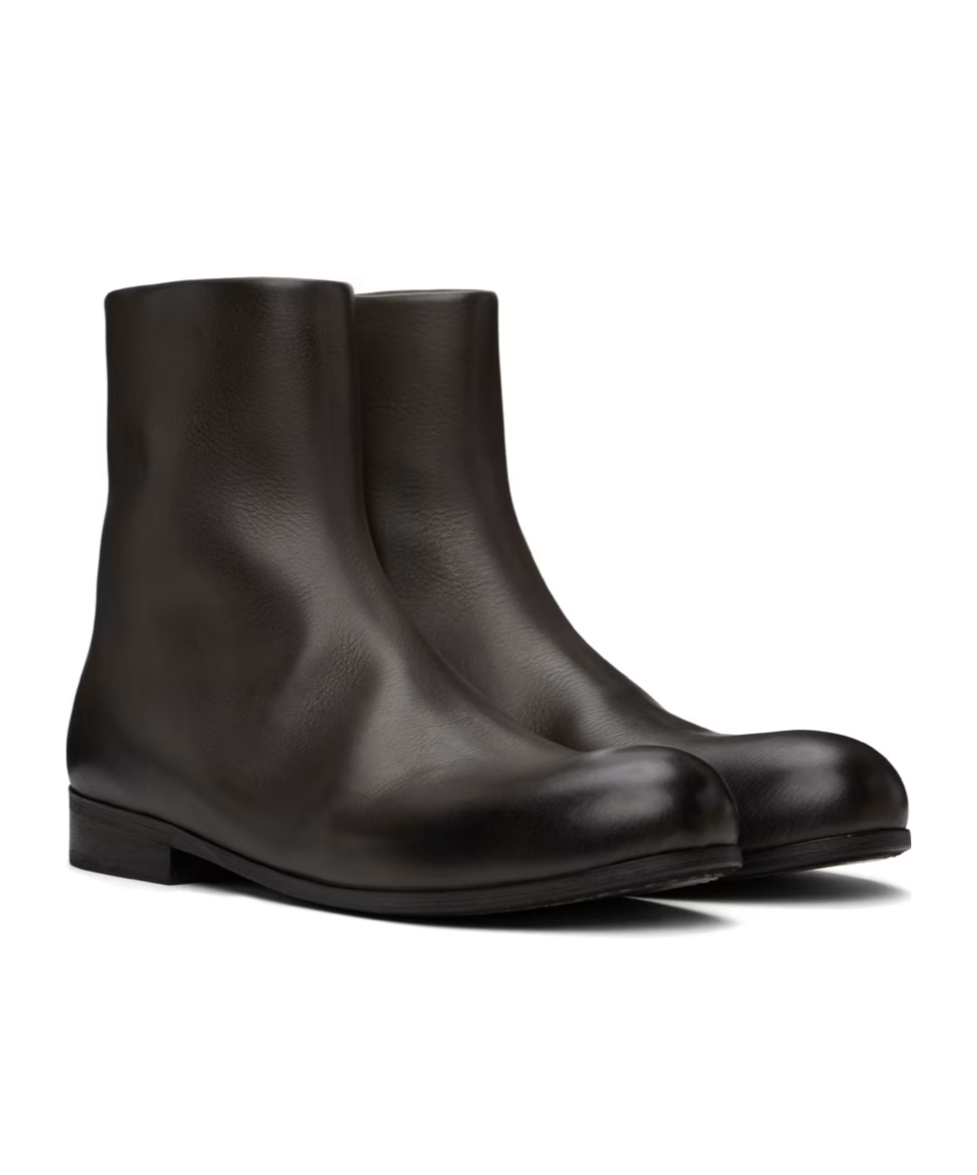 Marsèll Capozucca Side Zipper Ankle Boots In Black