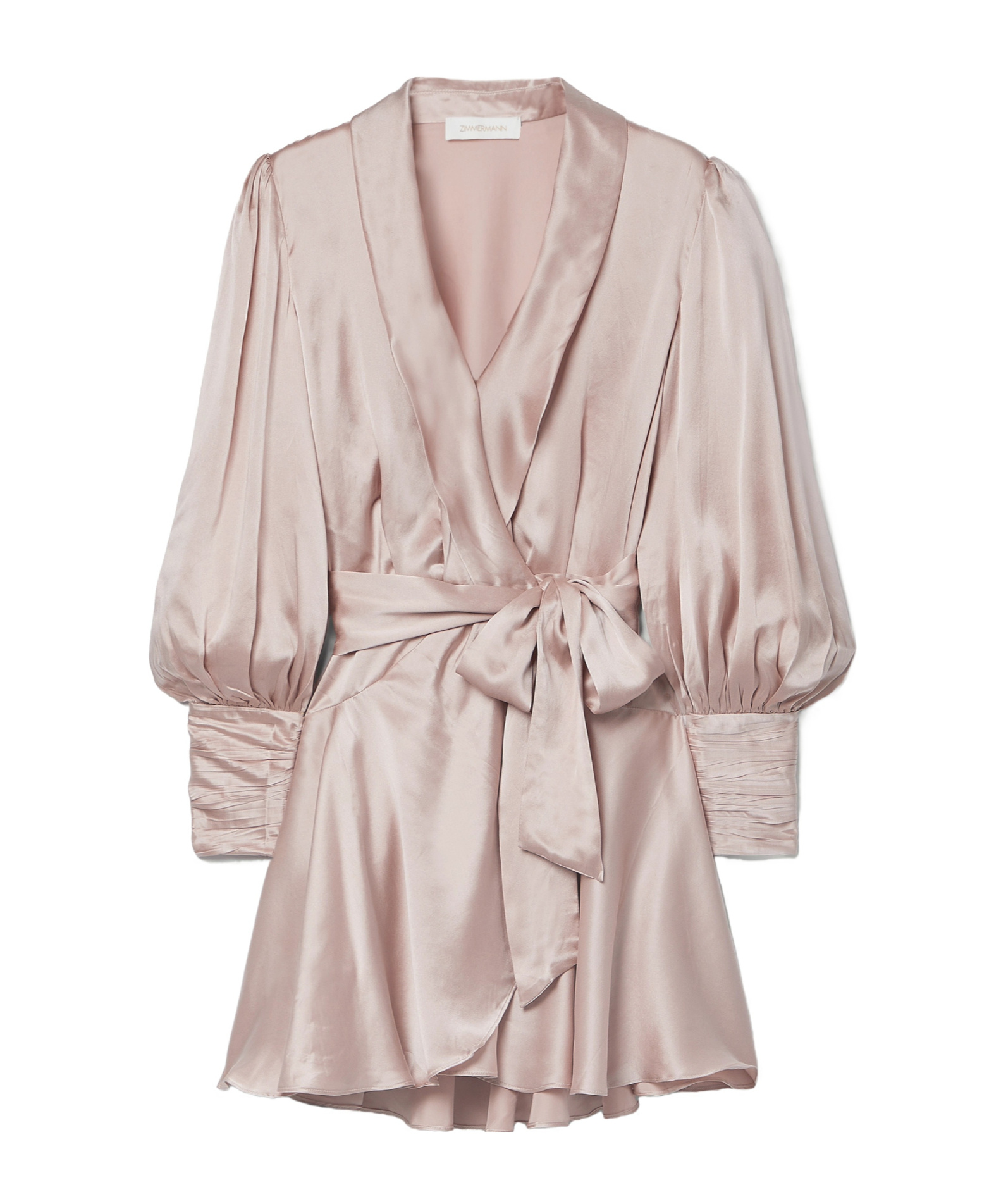 Zimmermann Ruffled Mini Dress In Pink