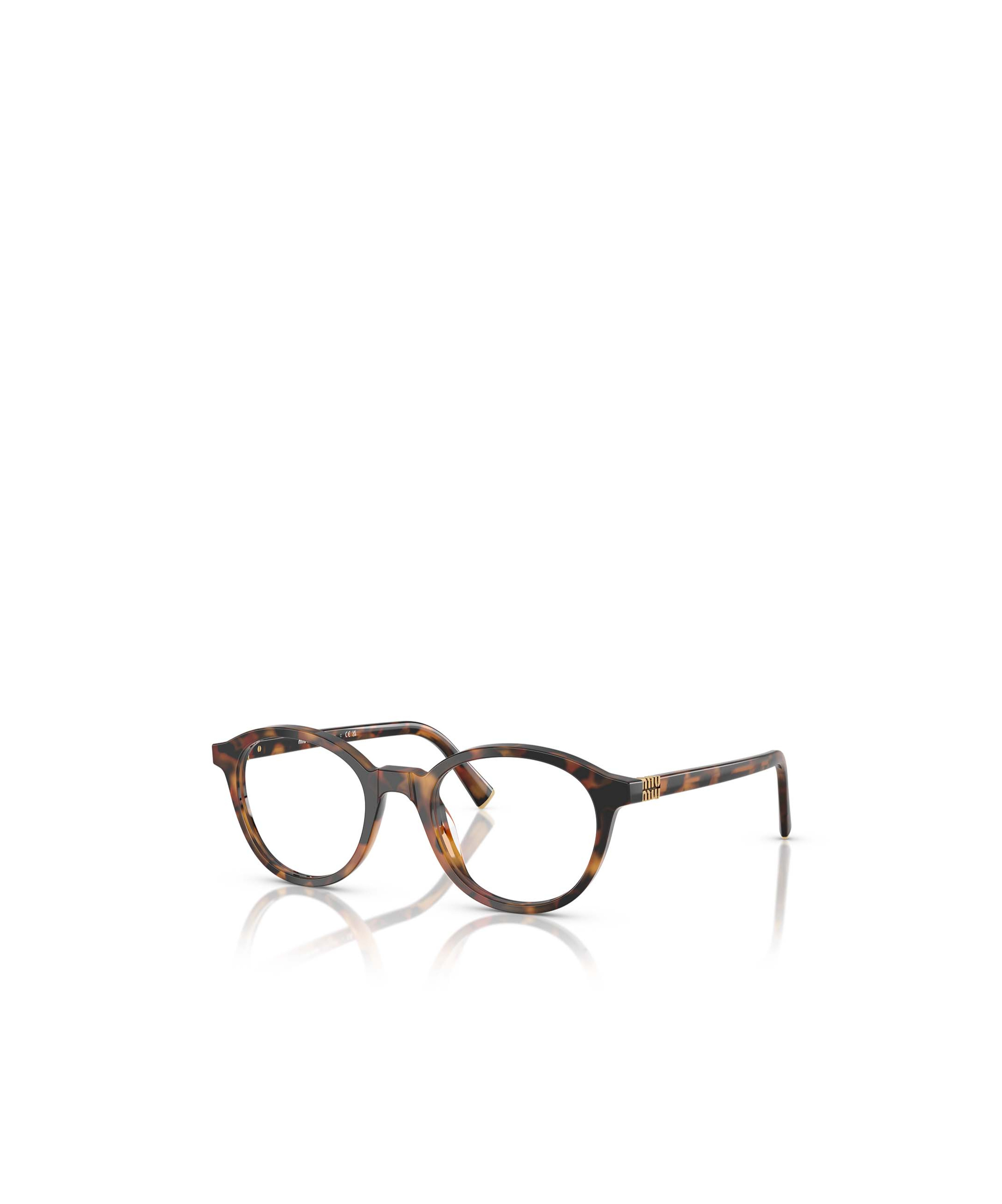 Miu Miu Circular Flat Mirror In Black