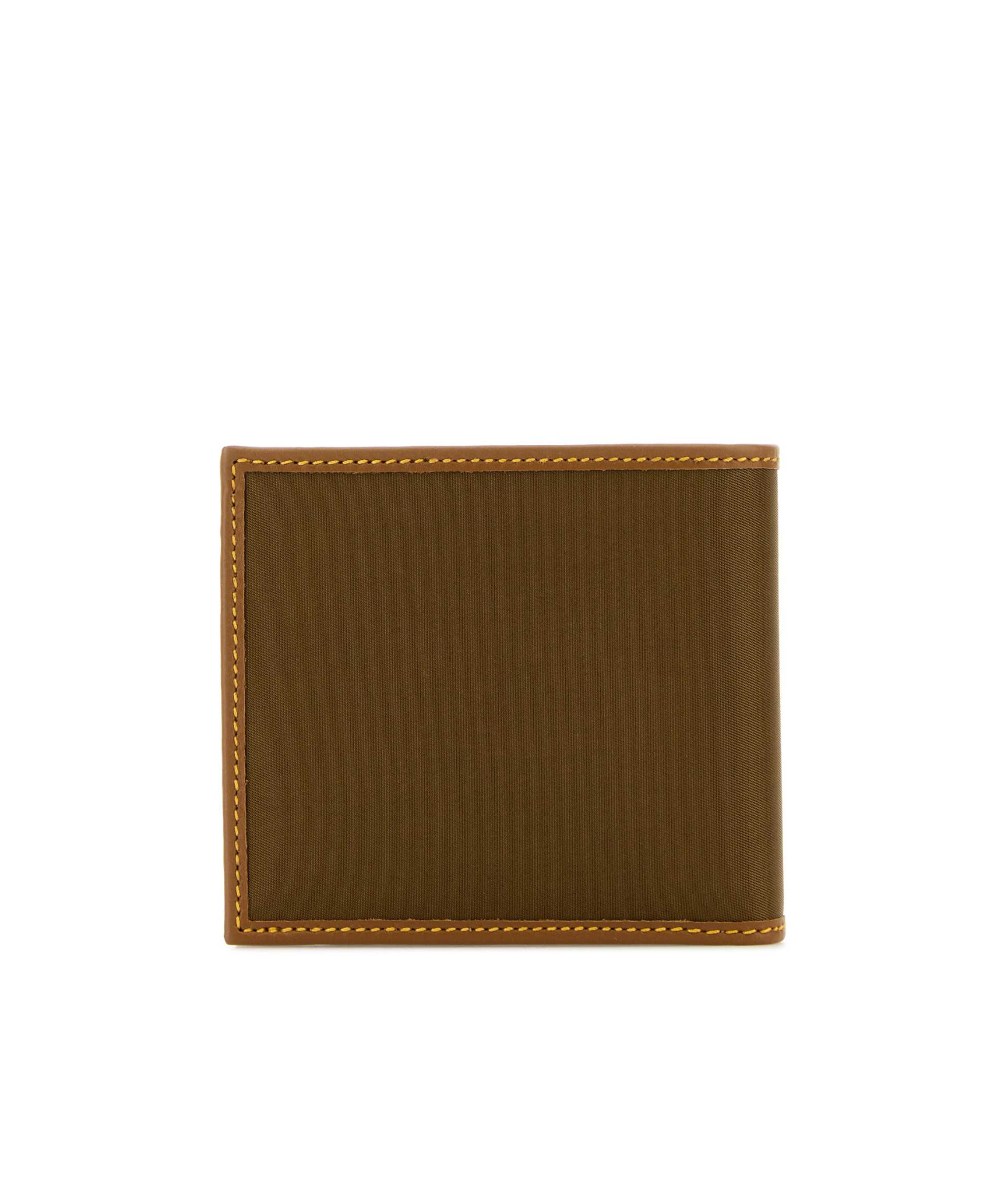 Prada Re-nylon Wallet In Brown