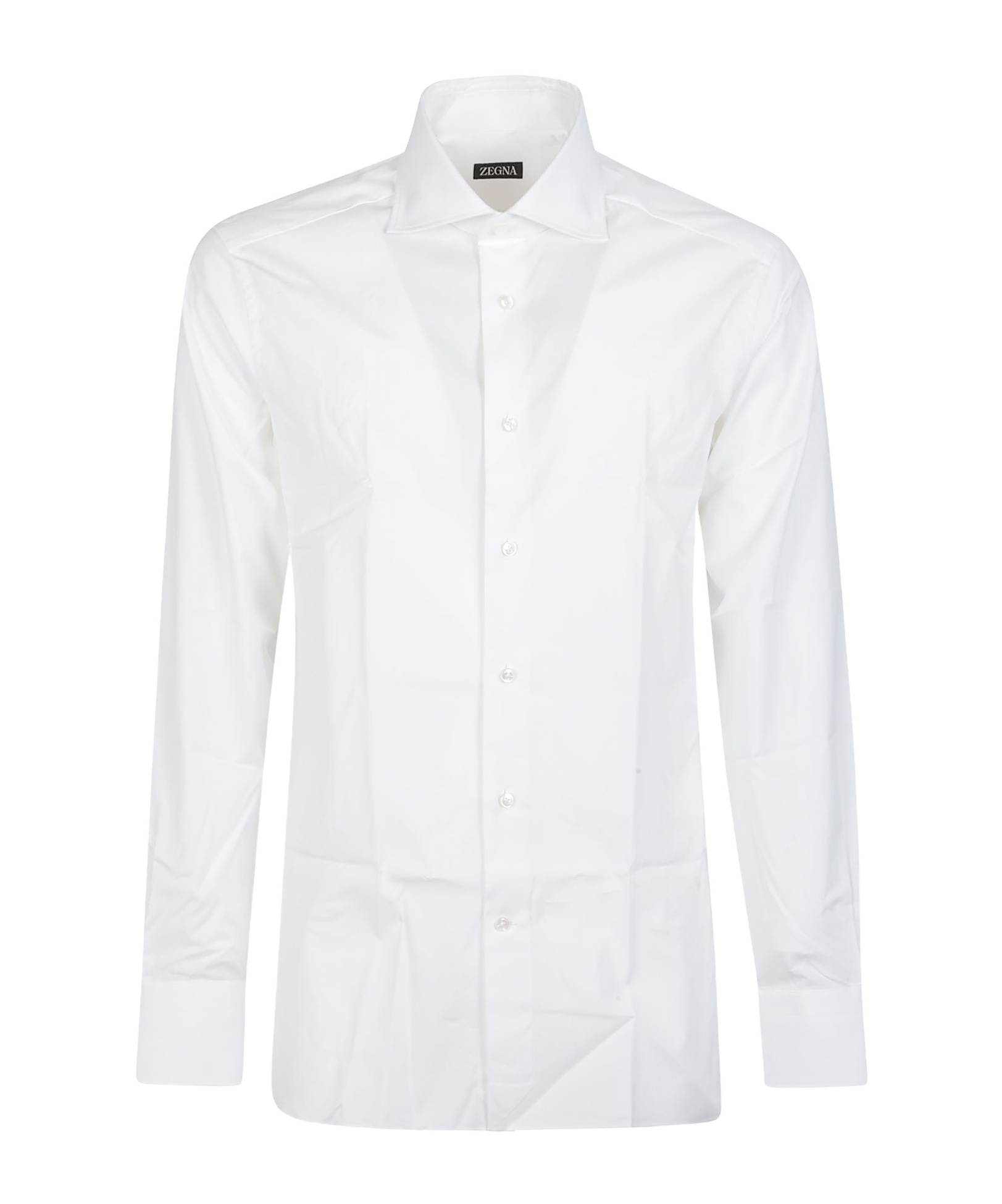 Zegna Lux Tailoring Long Sleeve Shirt In White