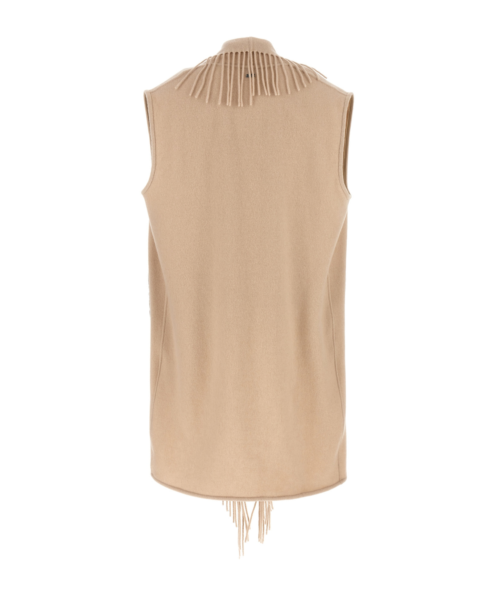 Herno Sleeveless Coat In Nude