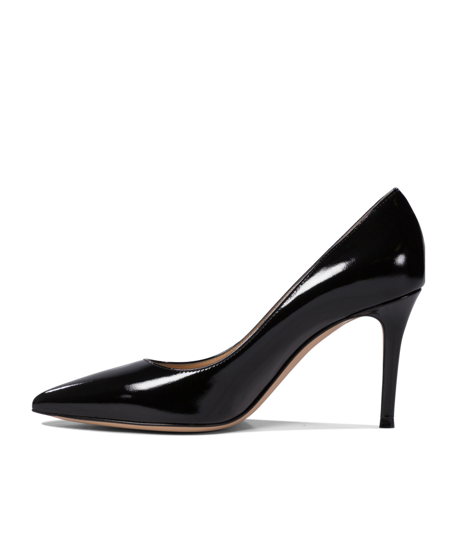 Gianvito Rossi 85mm Pointed-toe Leather Pumps In Black