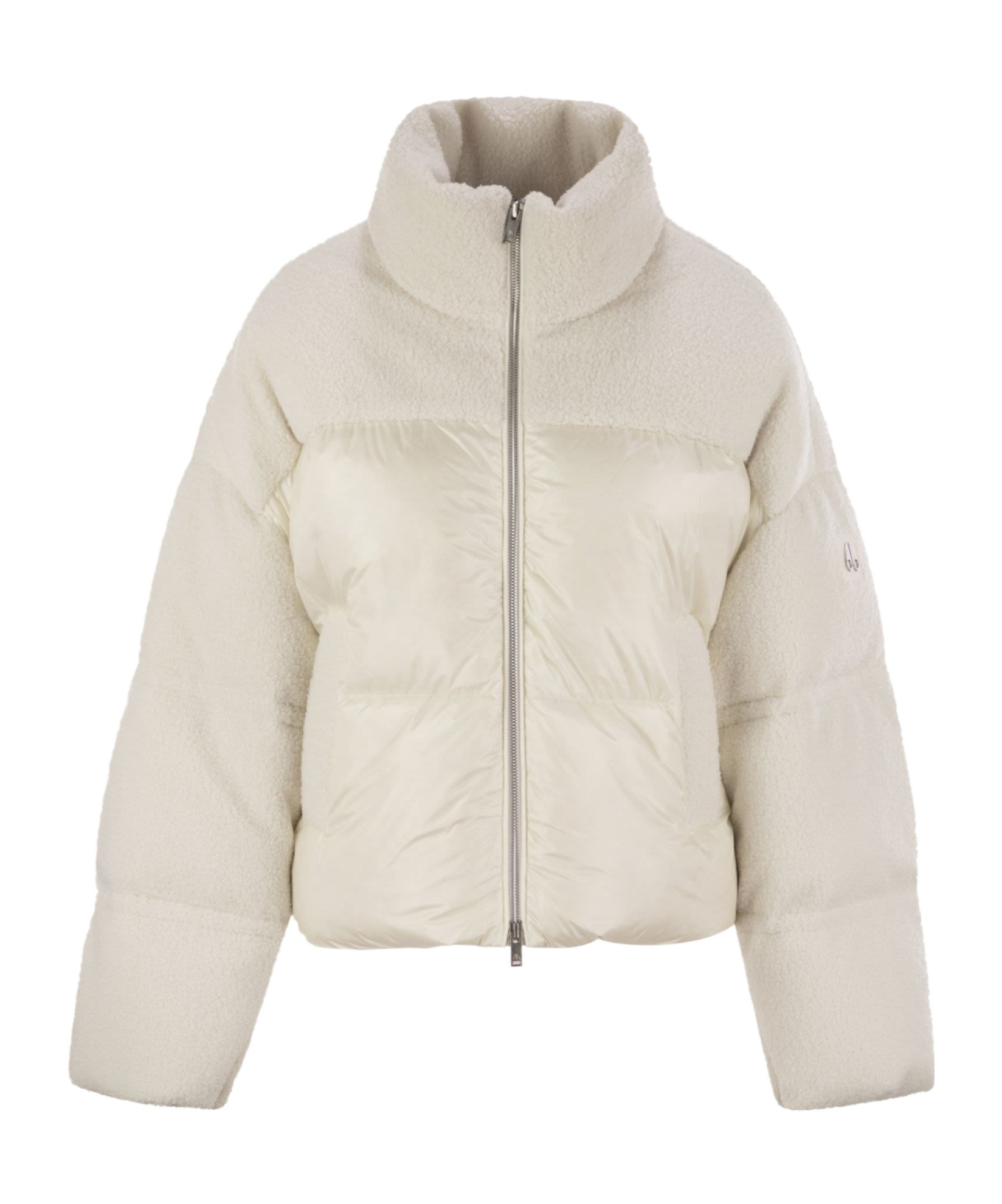 Moose Knuckles Women's Agate Puffer - Short Down Jacket In Nude