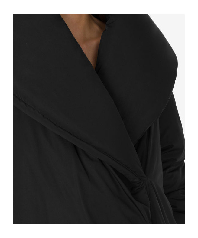 Moschino Oversized Down Jacket In Technical Fabric In Black