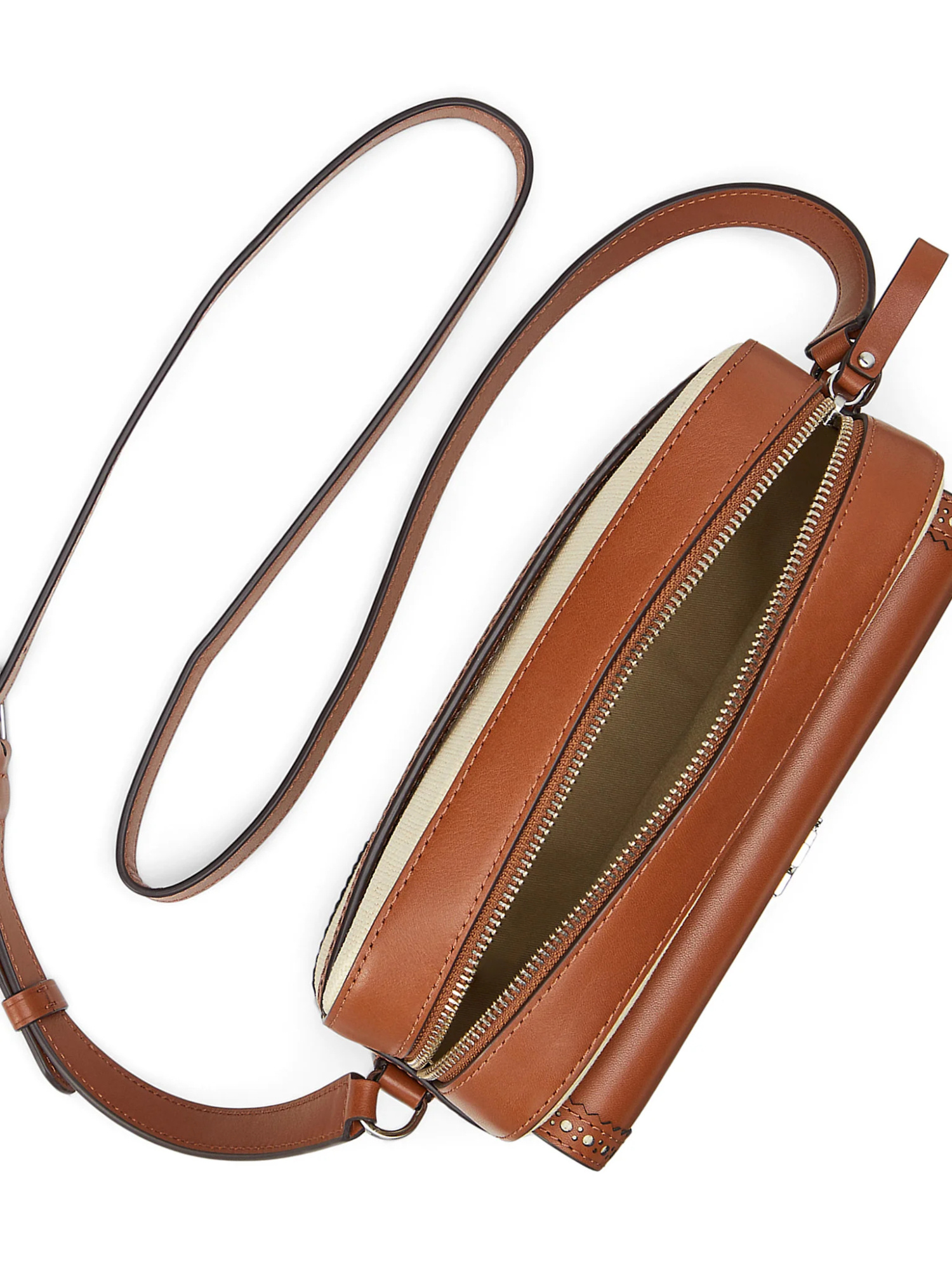 Ralph Lauren Leather-trimmed Logo-plaque Tote Bag In Brown