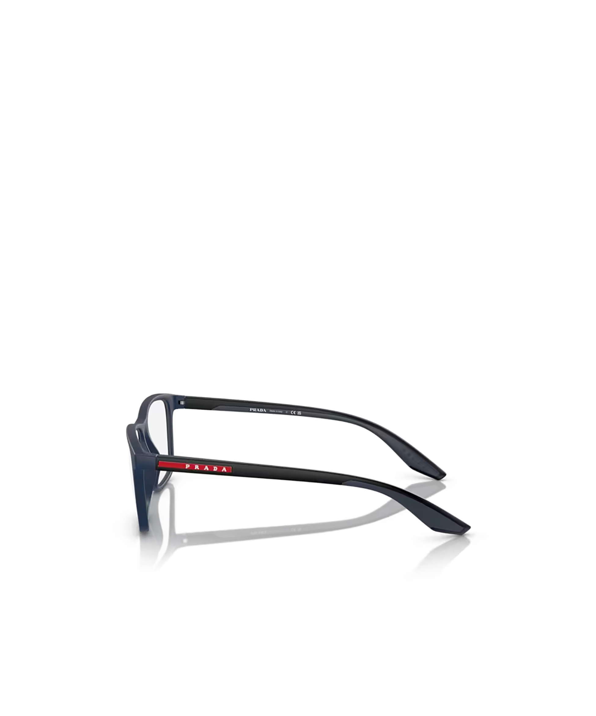 Prada Linea Rossa Ps 01qv Tfy1o1 Gomma Blu Glasses In Gray