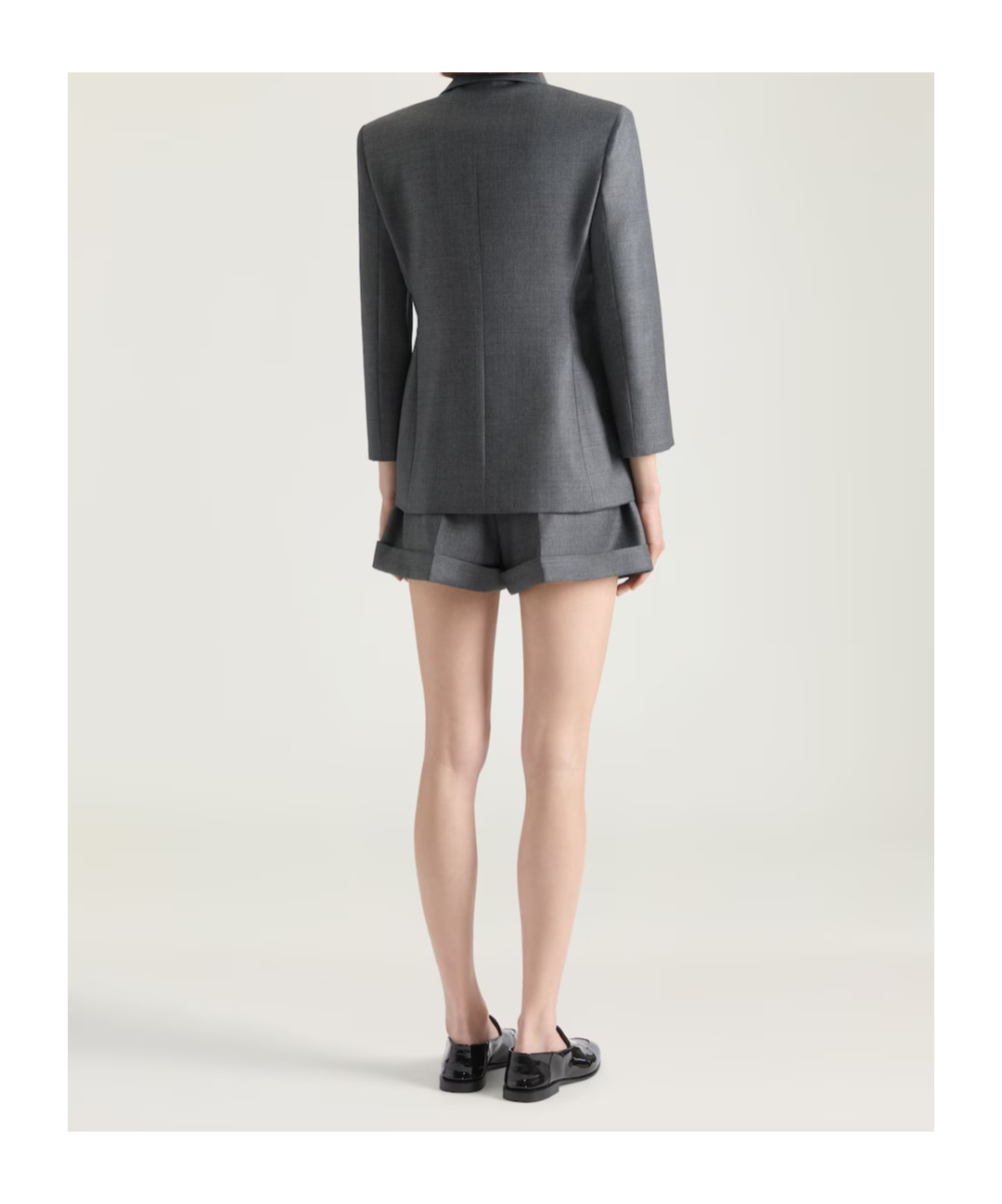 Givenchy Single-breasted Jacket In Wool In Gray