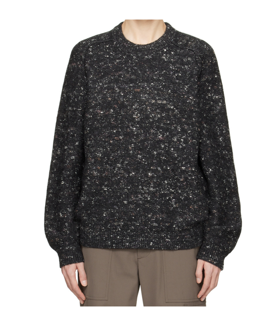 Helmut Lang Mélange-effect Crew-neck Jumper