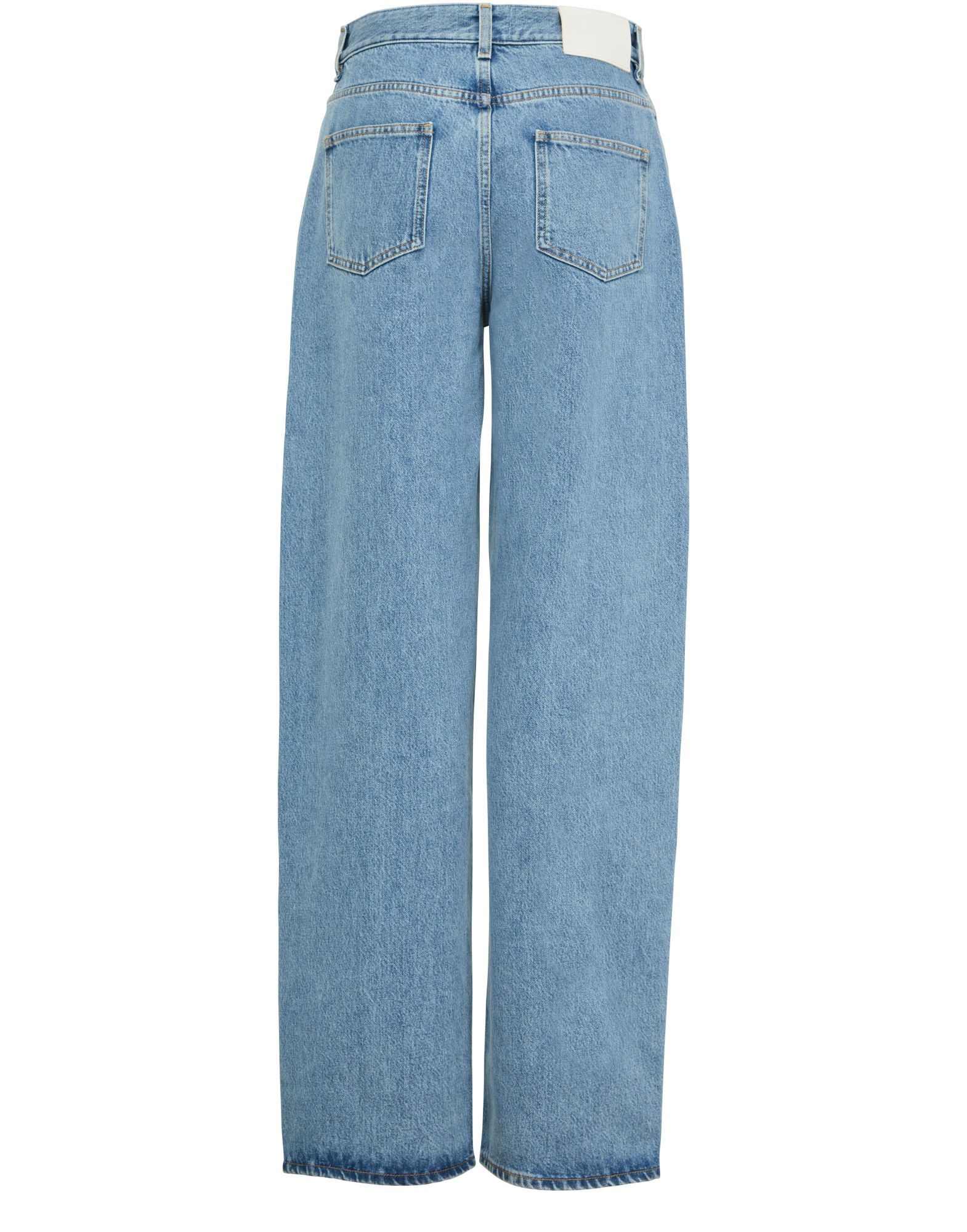Loulou Studio Samur Straight-leg Jeans In Blue