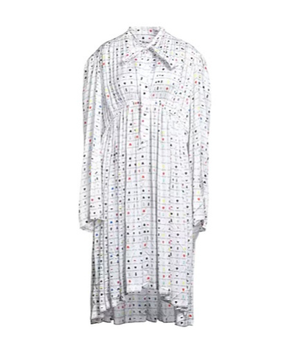 Balenciaga Midi Dresses In White