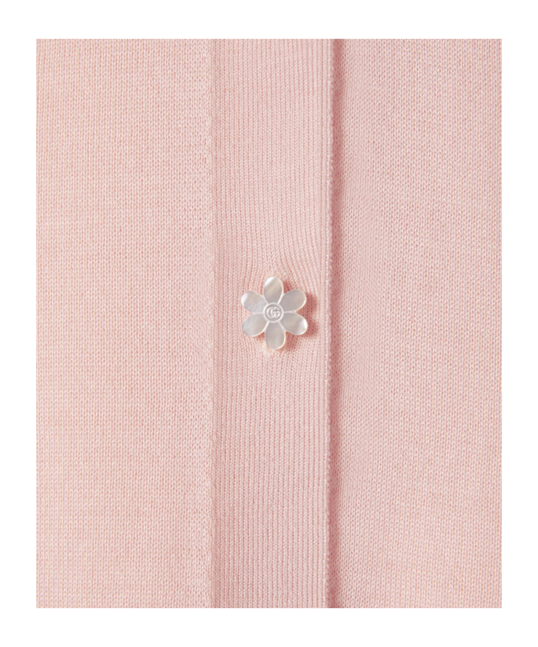 Gucci Long-sleeved Knitted Cardigan In Pink