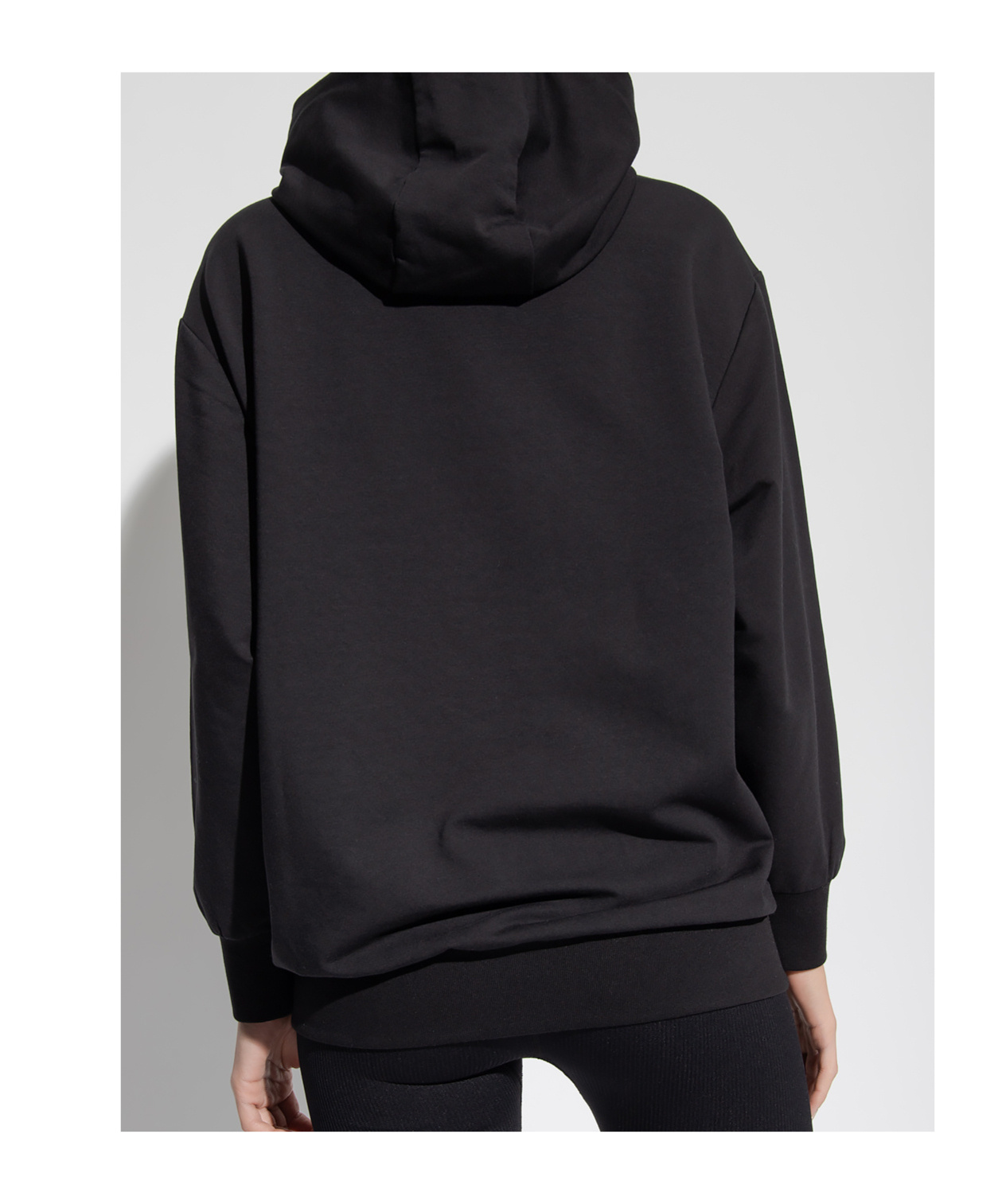EA7 LOGO-PRINT LONG-SLEEVE HOODIE