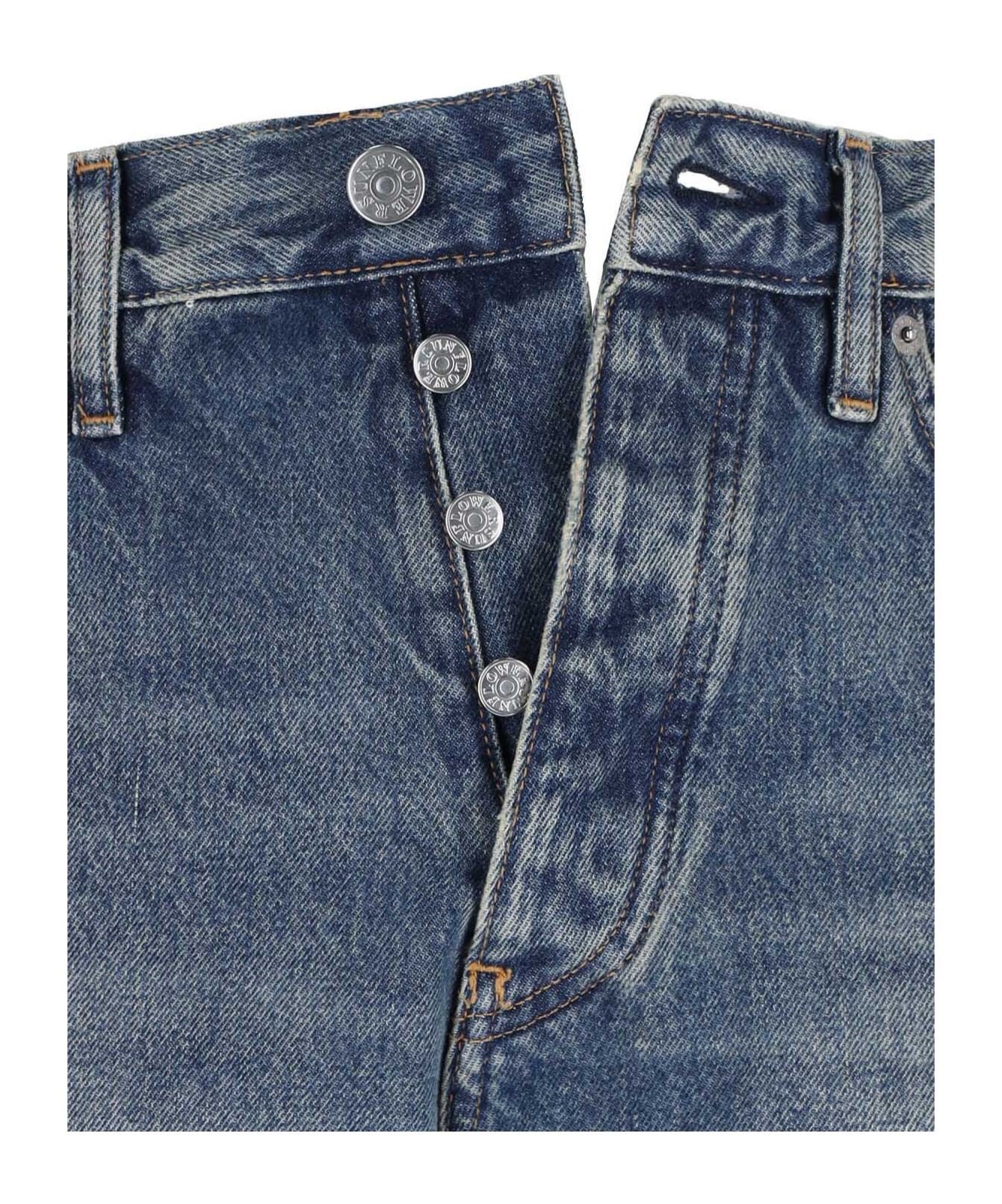 Sunflower Loose Wide Jeans In Blue