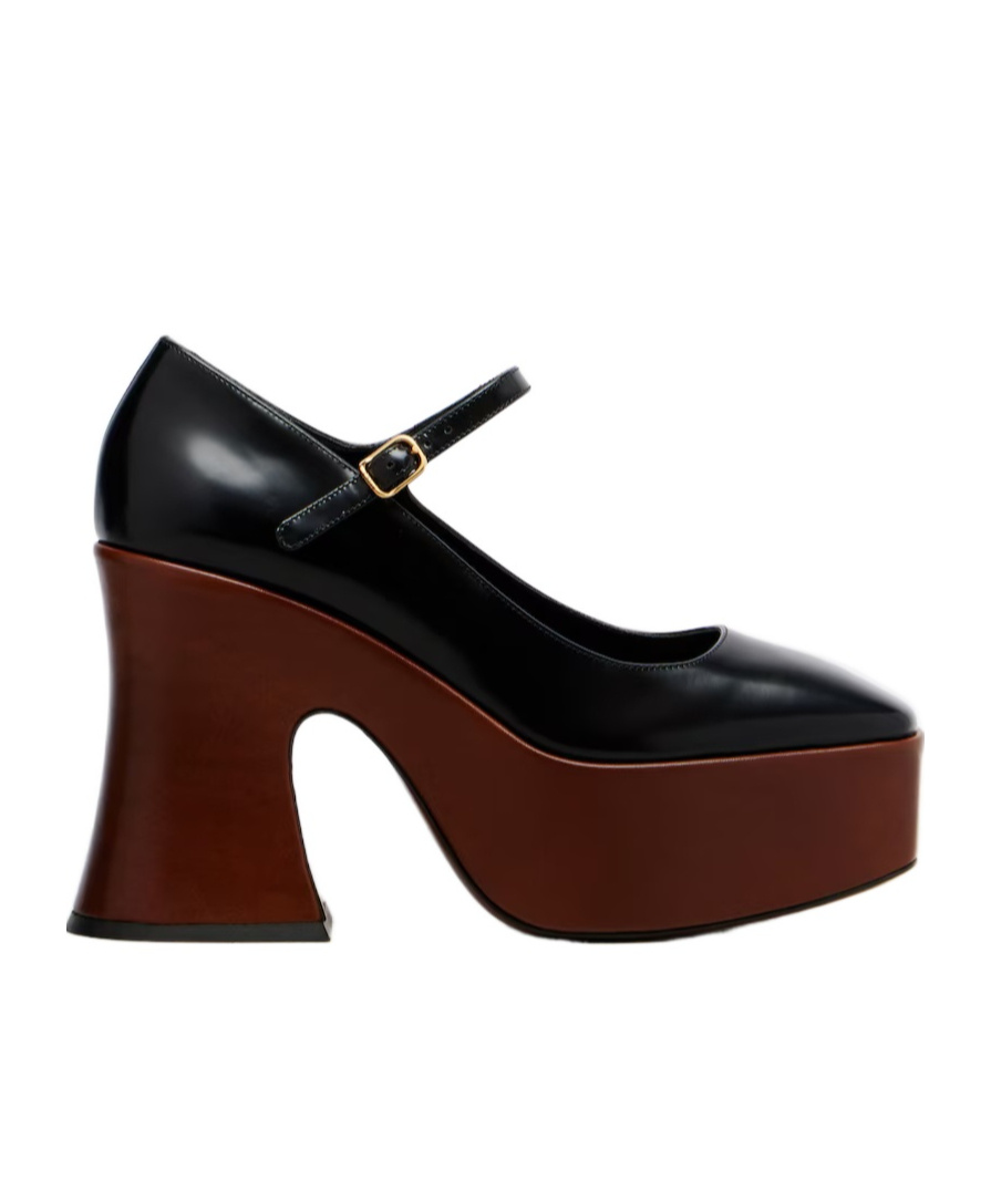 Chloé Janis Patent Leather Mary Jane Pumps In Black
