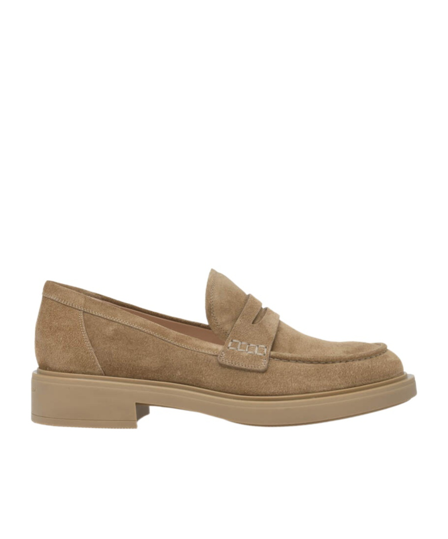 Gianvito Rossi Harris Loafers In Brown