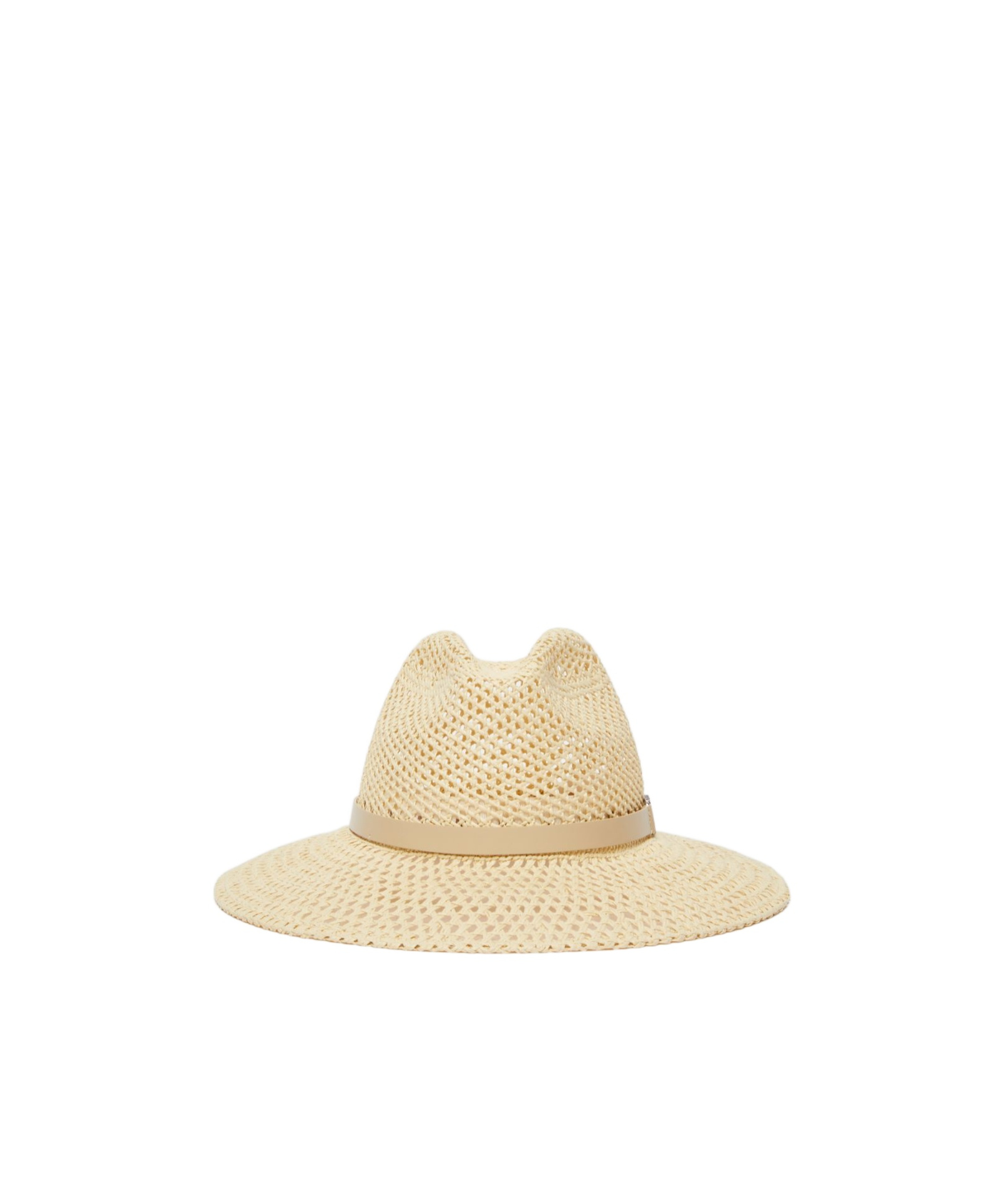 Max Mara M Letter Hat In Nude