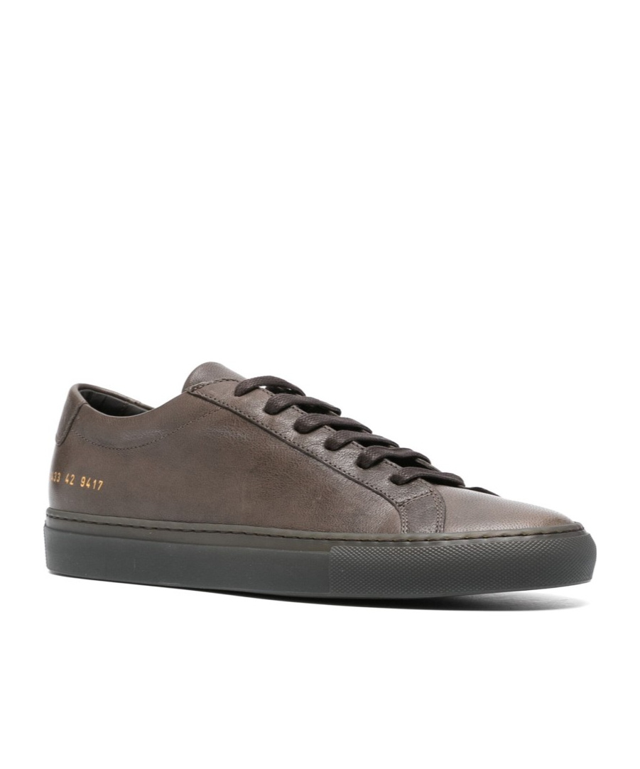 Common Projects Original Achilles Low Leather Sneaker In Black