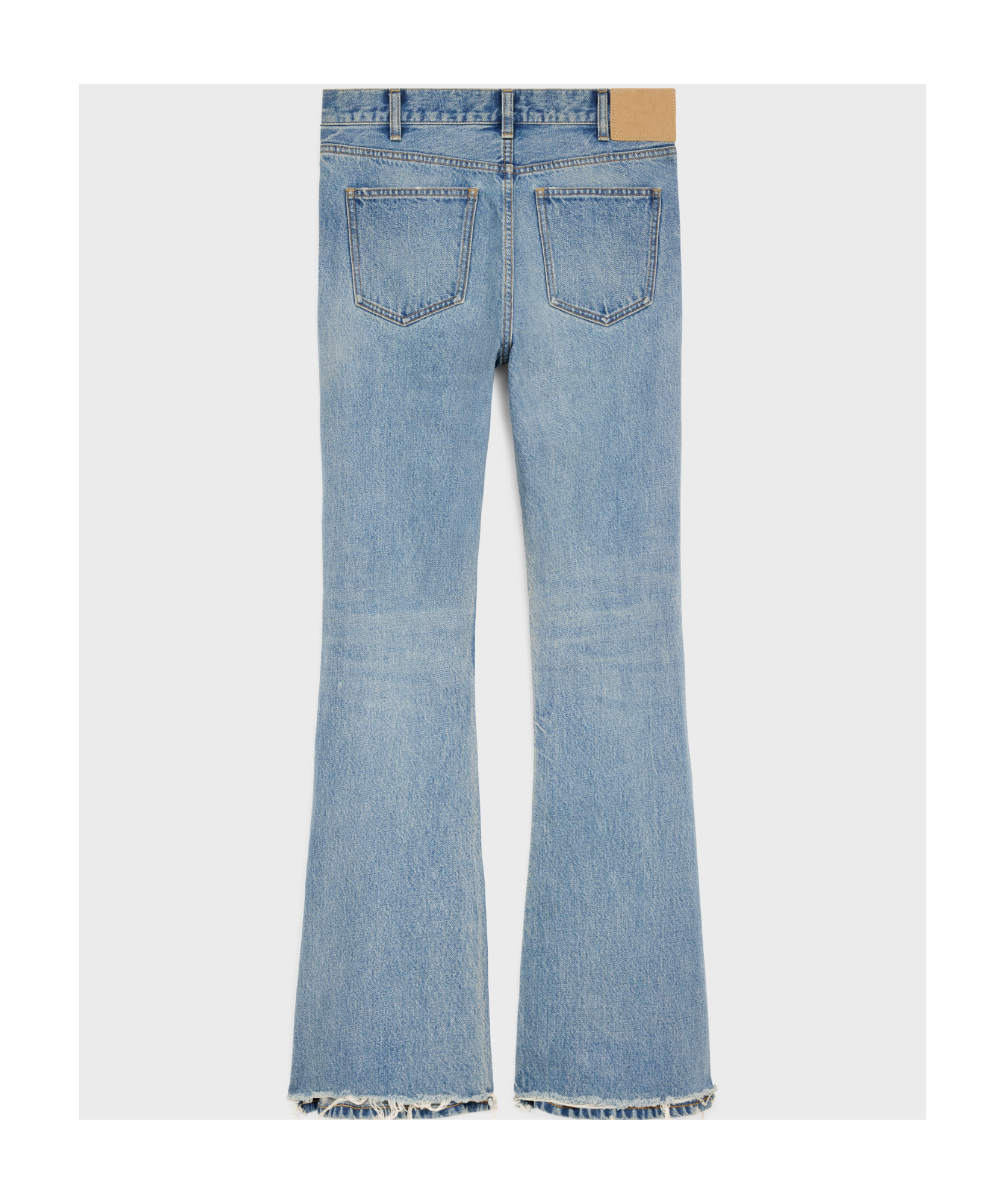 Celine Belt-loop Jeans In Blue