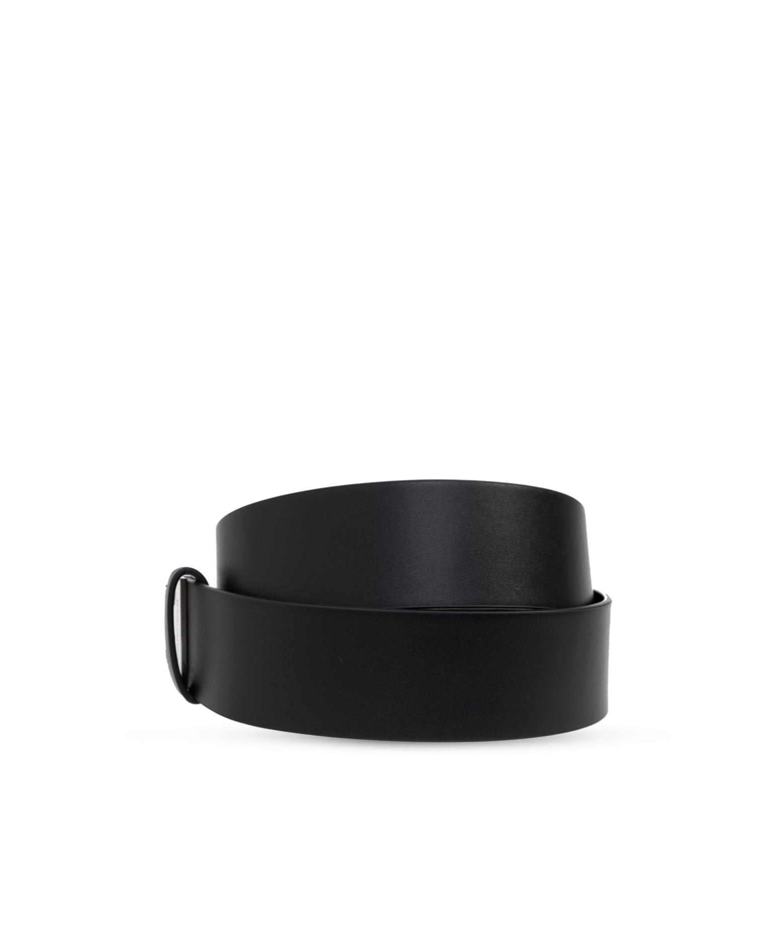 Dsquared2 Logo Engraved Buckle Belt In Black